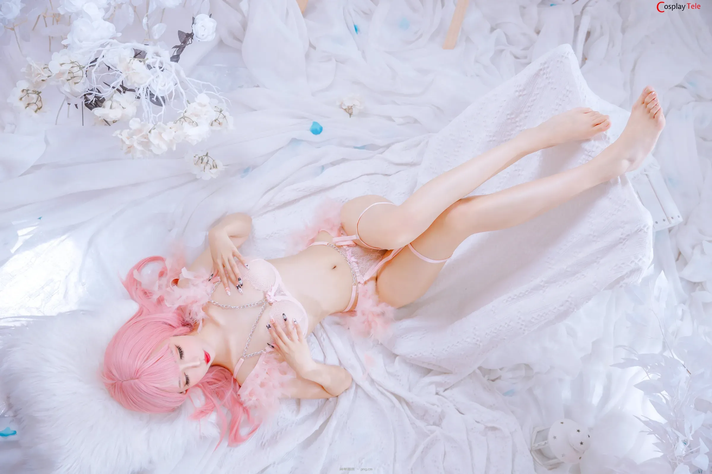 Xinnny98 (仙女月) – Bikini Pink “50 photos”-34