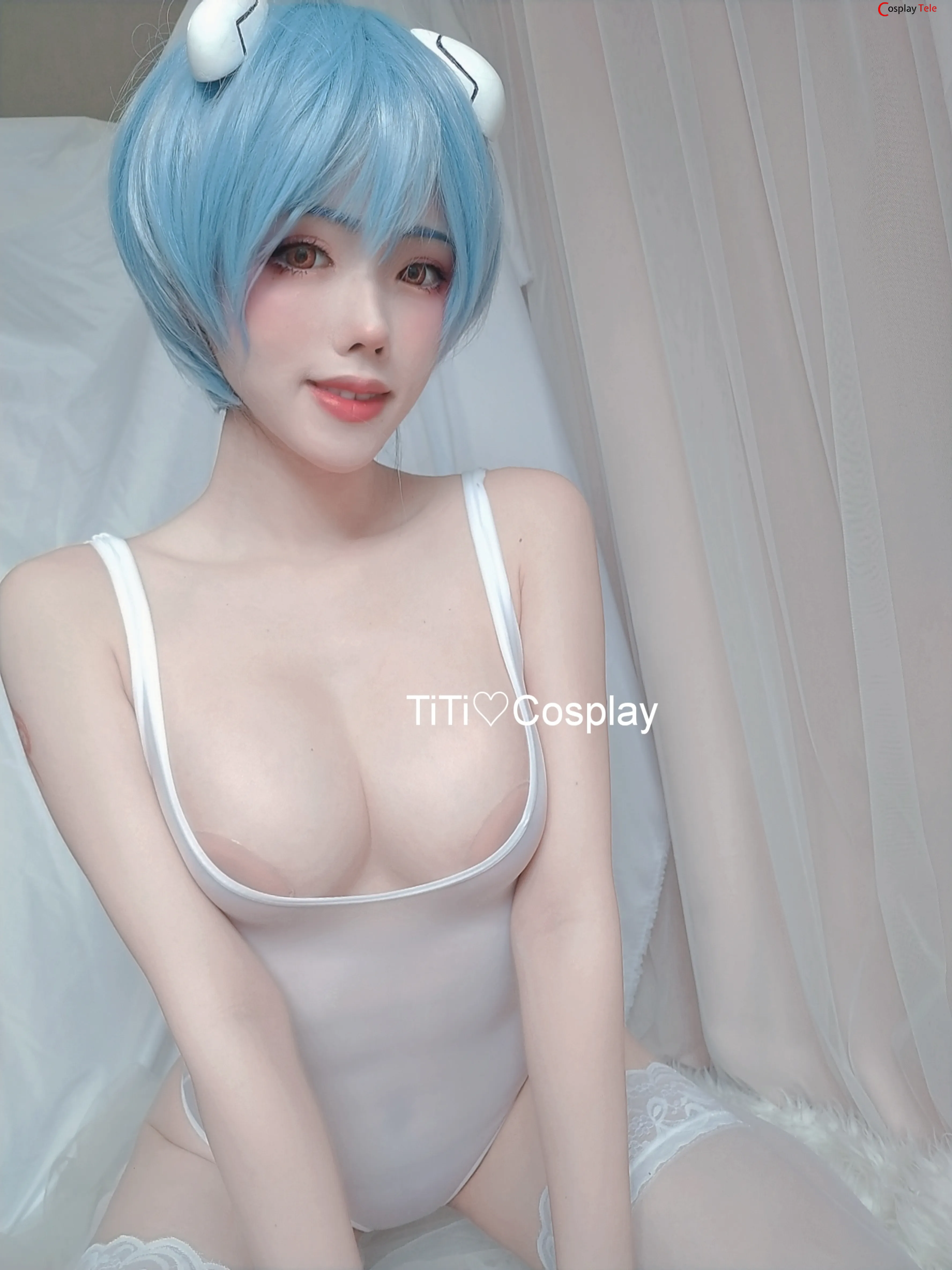 钛合金TiTi cosplay Rei Ayanami – Evangelion “99 photos”-39