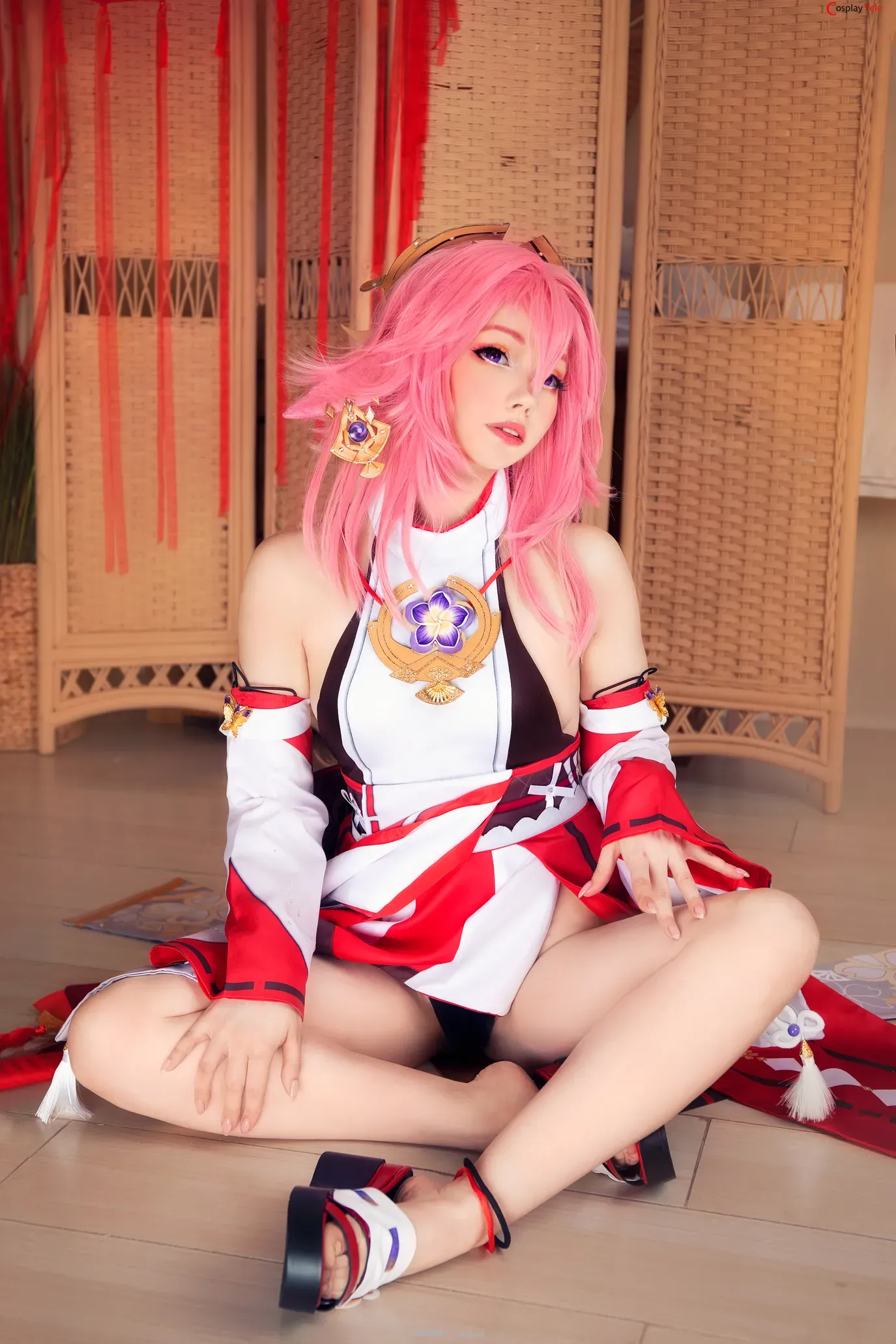CatiCornplay cosplay Yae Miko – Genshin Impact “30 photos”-6