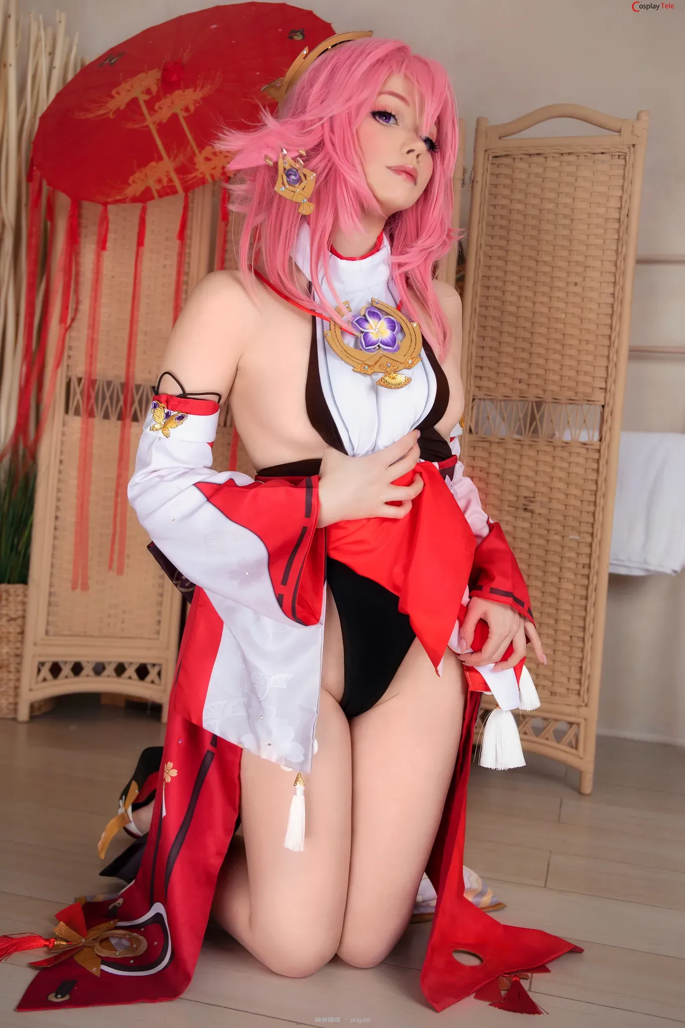 CatiCornplay cosplay Yae Miko – Genshin Impact “30 photos”-7