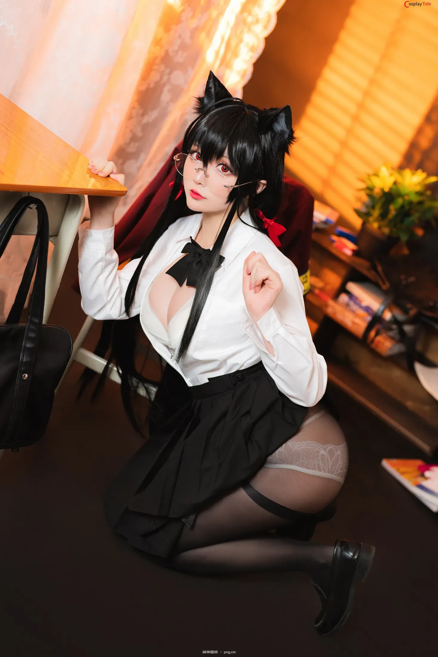 Hoshilily (星之迟迟) cosplay Taihou JK – Azur Lane “58 photos”-25
