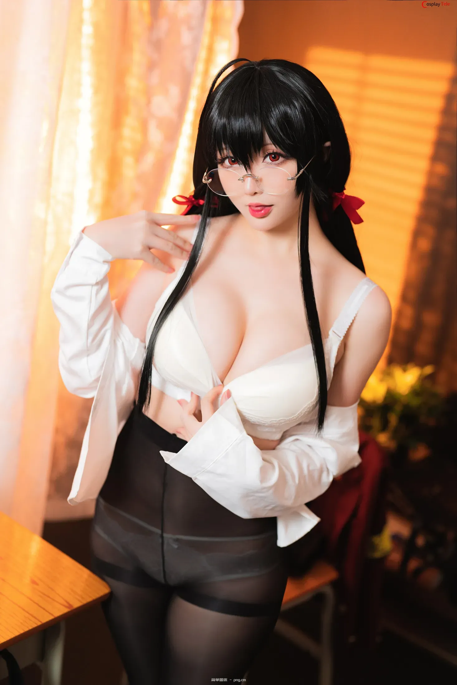 Hoshilily (星之迟迟) cosplay Taihou JK – Azur Lane “58 photos”-40