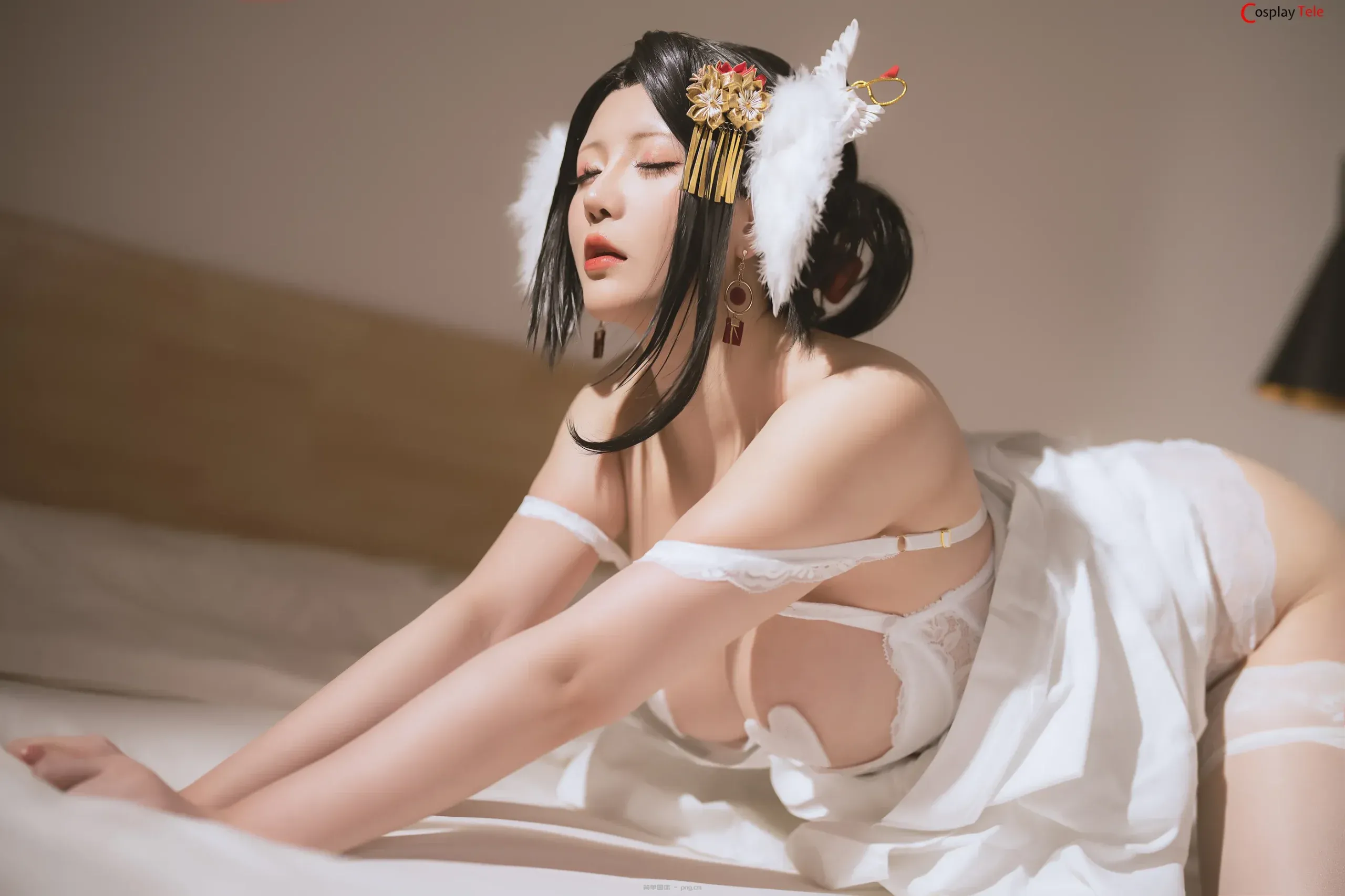 Hoshilily (星之迟迟) – Crane repays favor “116 photos and 2 videos”-86