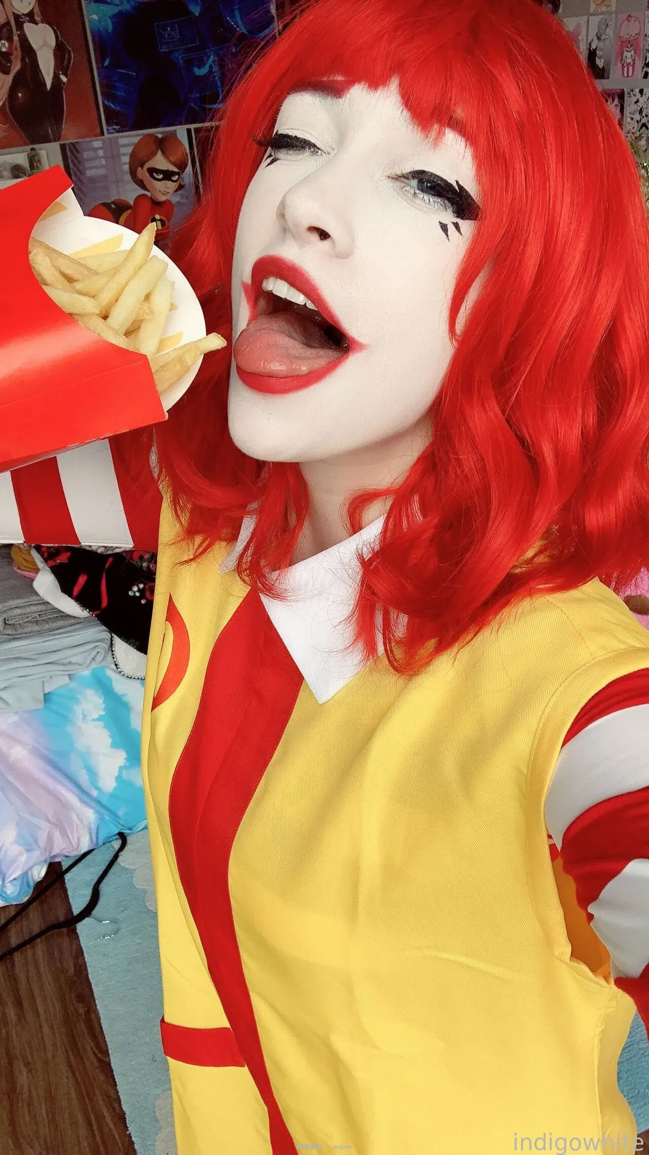 Indigo White – Ronald McDonald