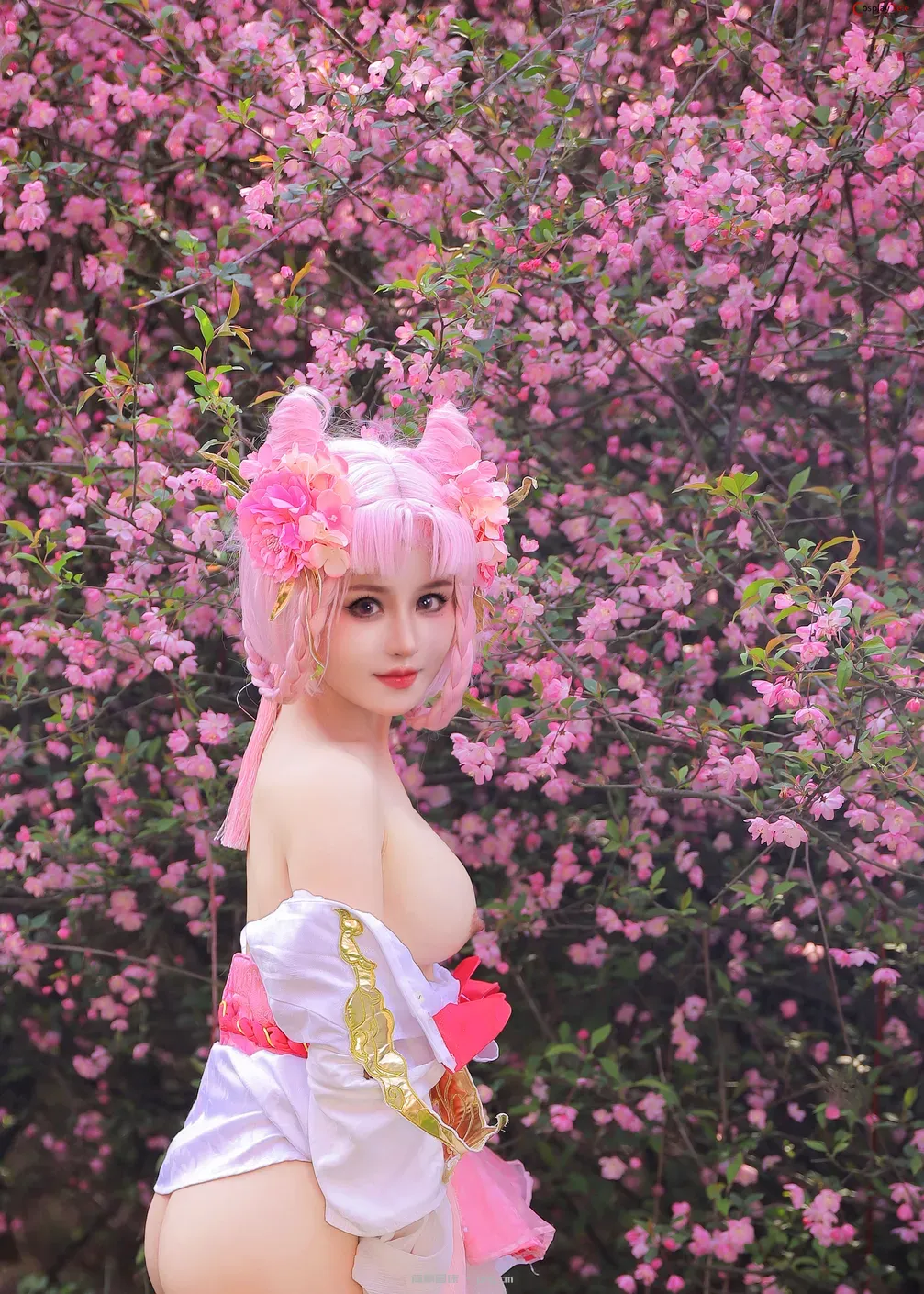 Tao nuan jiang (桃暖酱) cosplay Chang’e – King Of Glory “60 photos”-43