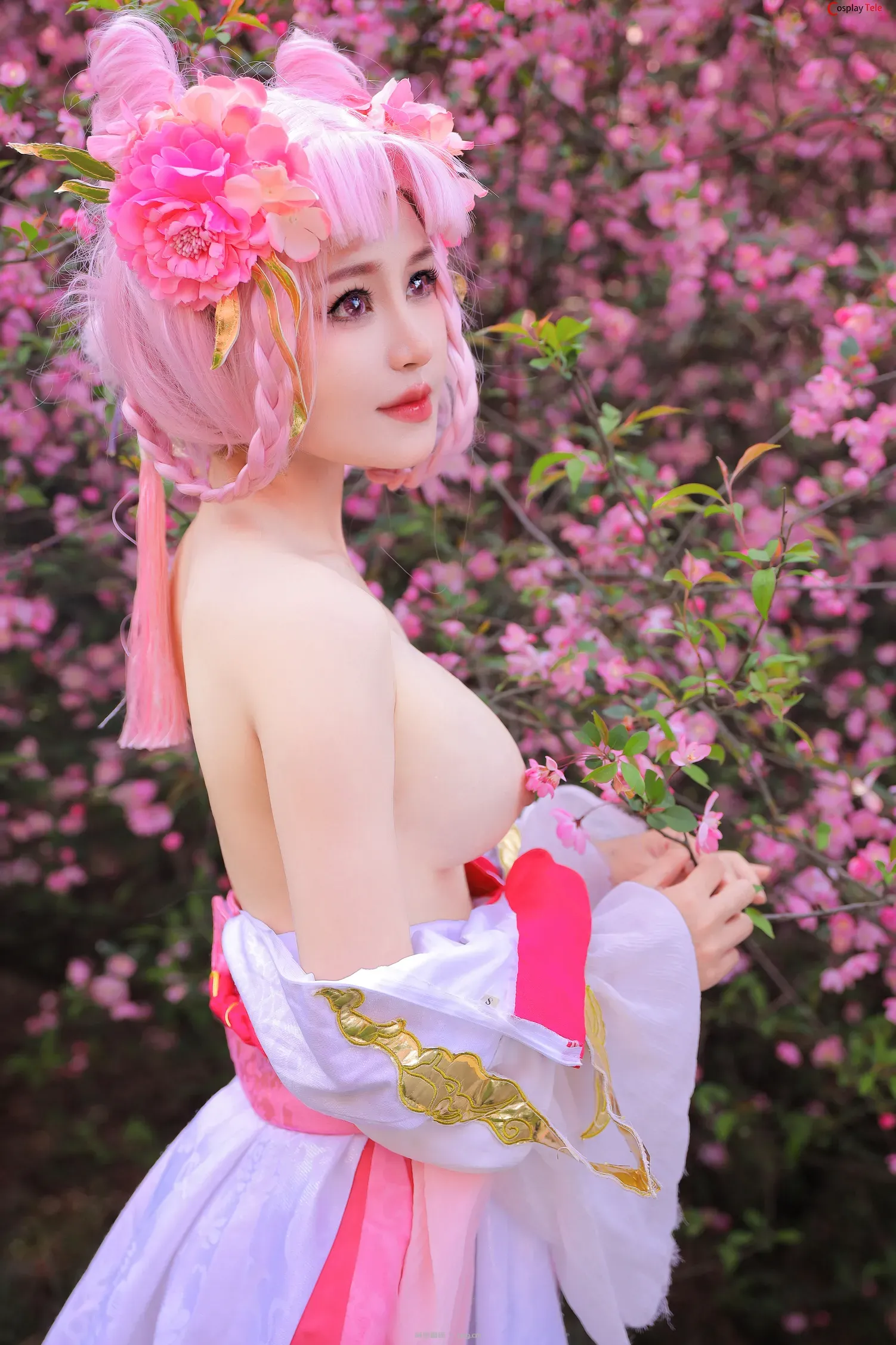 Tao nuan jiang (桃暖酱) cosplay Chang’e – King Of Glory “60 photos”-45