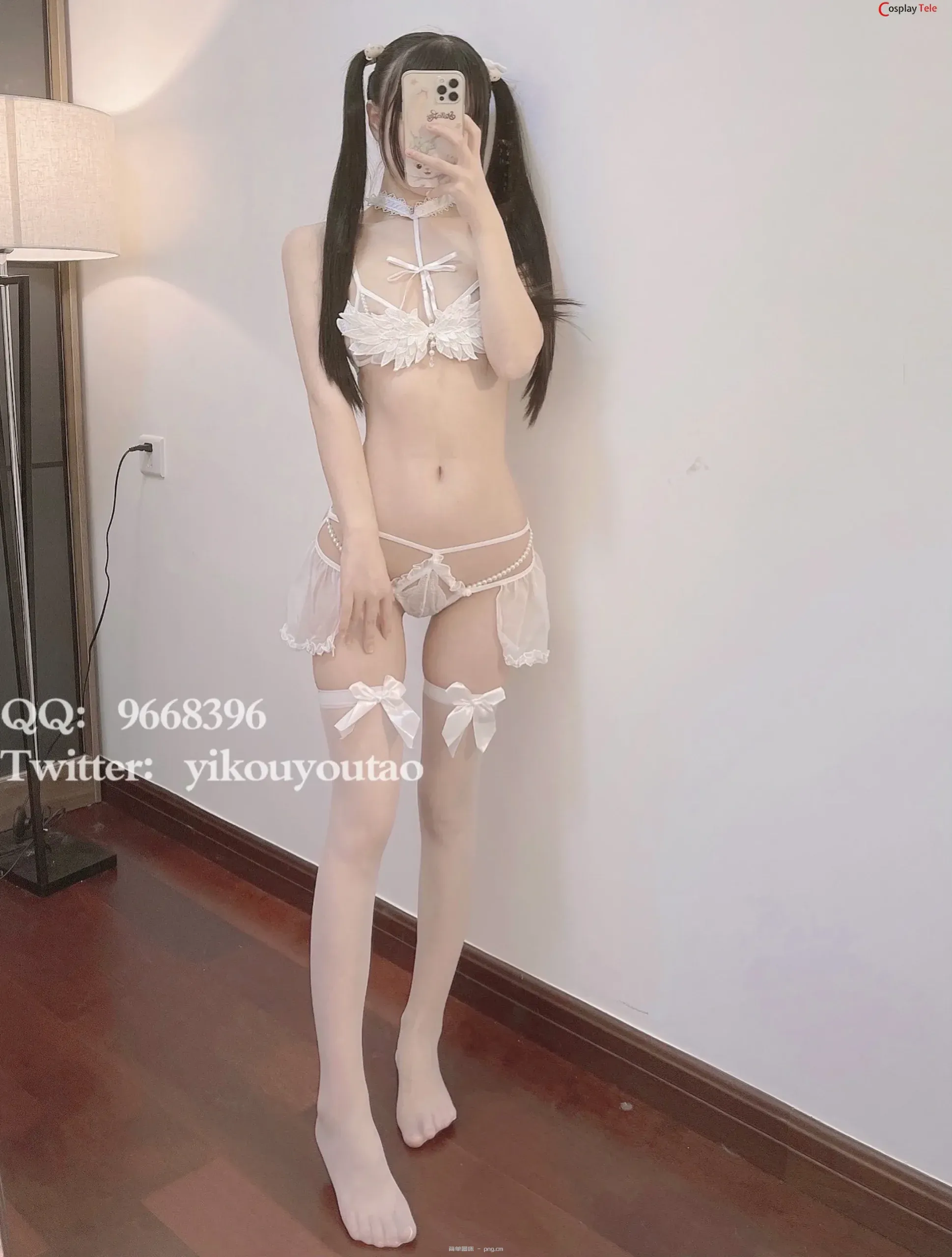萌白酱 (yikouyoutao) – Angel love “35 photos and 1 video”-25