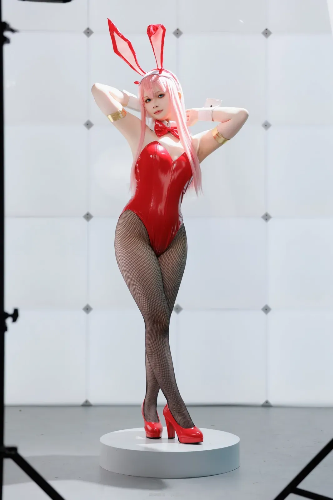 Coser 屿鱼 beauty Yuyu Zero Two themed bunny girl