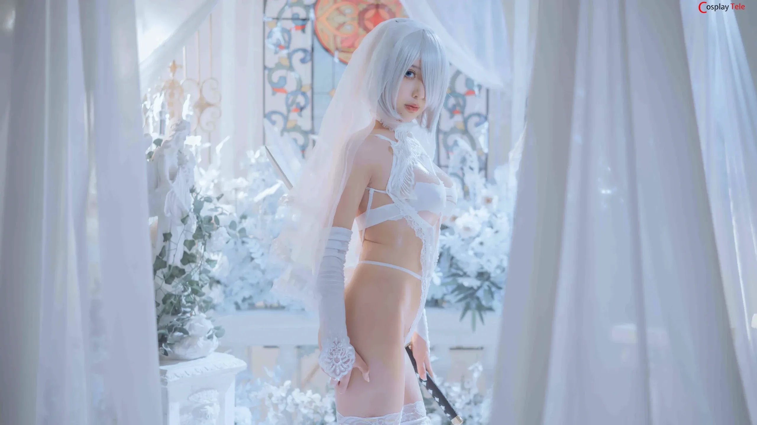 蜜蜜子Kimmie cosplay 2B – Nier:Automata “50 photos”-2