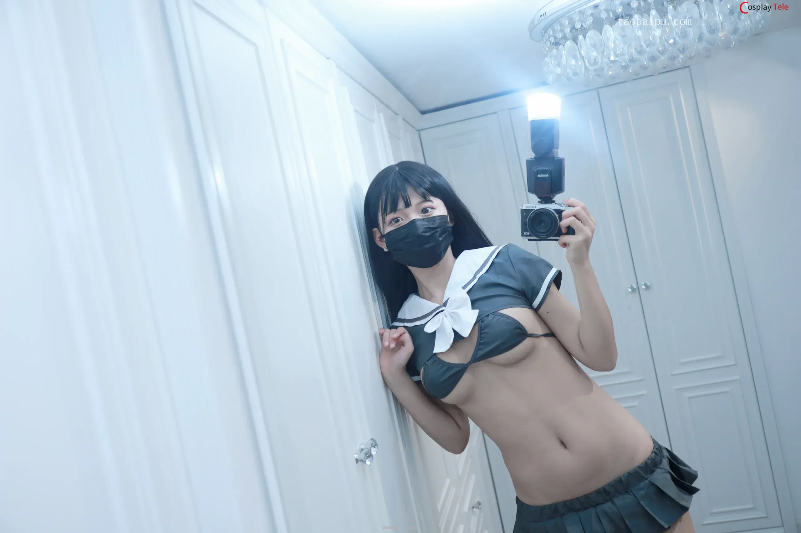 白袜袜 (taopaipu) – Lady on the stairs “55 photos and 1 video”-25