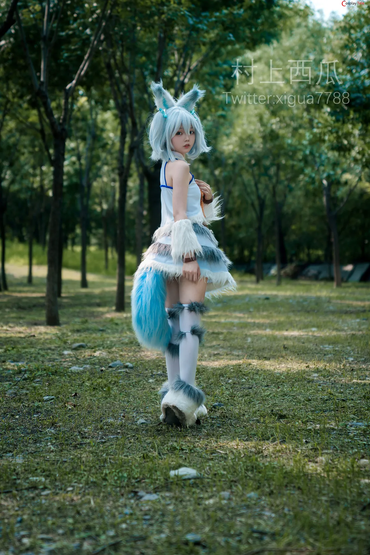 村上西瓜 (CSXGHHH) cosplay Setsuna – Redo of Healer “70 photos”-15