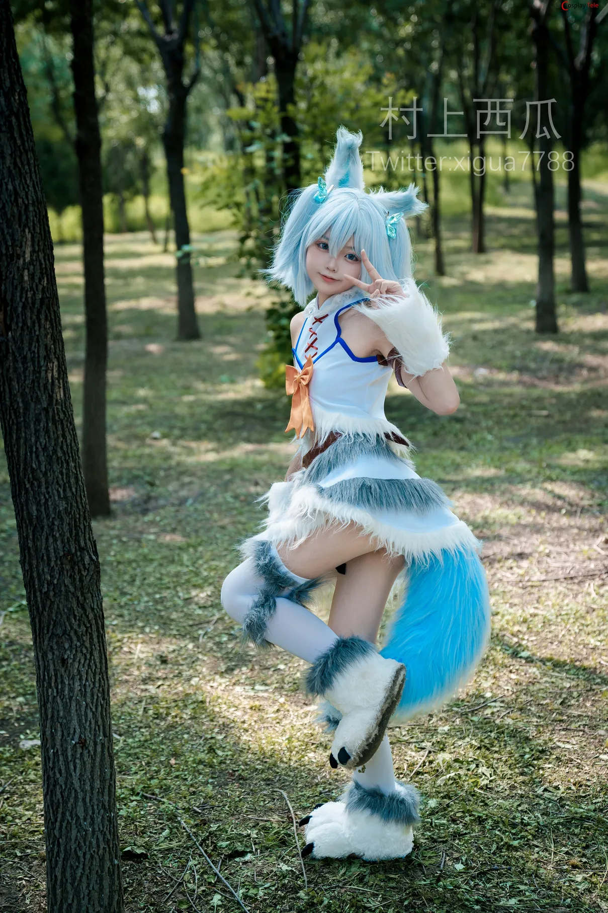 村上西瓜 (CSXGHHH) cosplay Setsuna – Redo of Healer “70 photos”-24