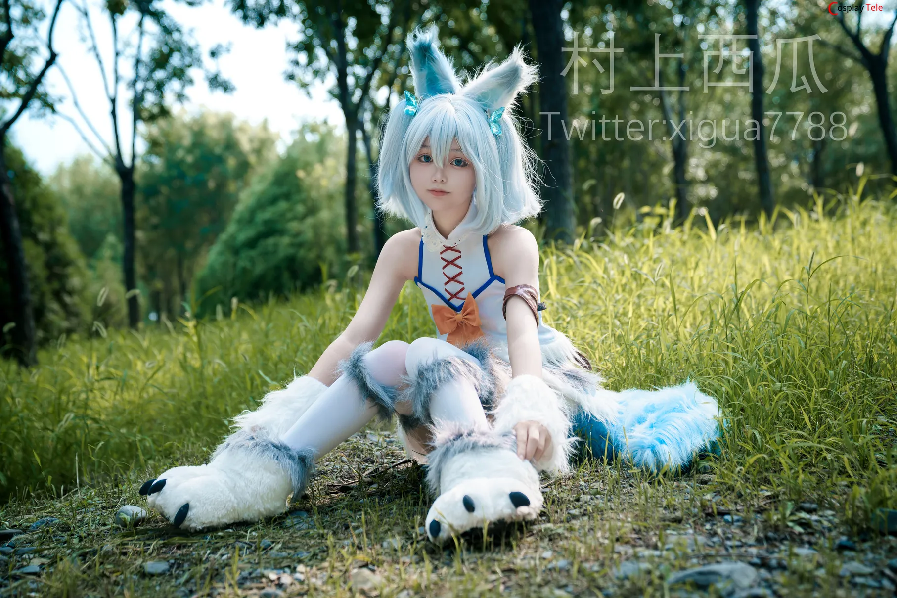 村上西瓜 (CSXGHHH) cosplay Setsuna – Redo of Healer “70 photos”-48