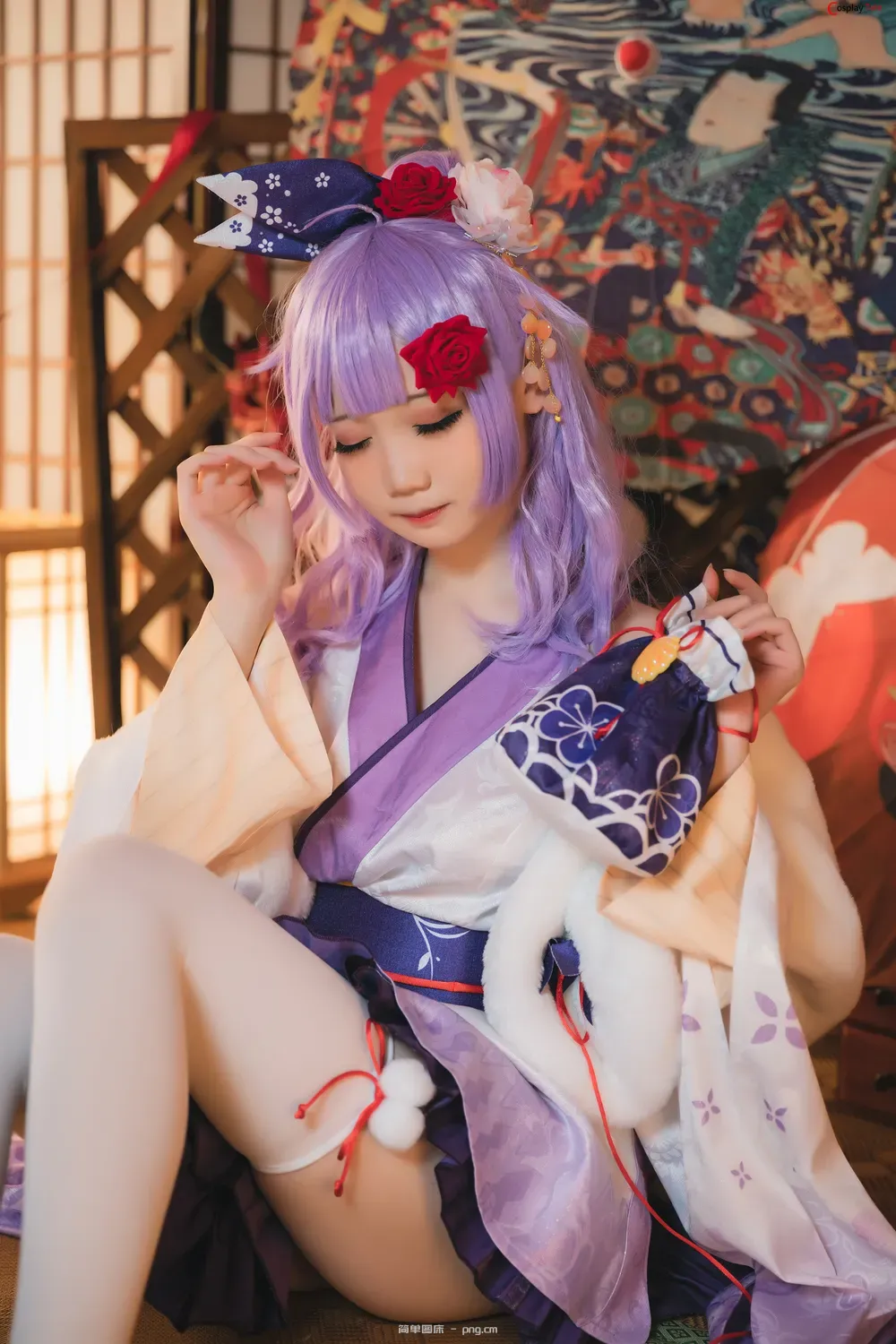 焖焖碳 (MMMenmentan) cosplay Unicorn Kimono – Azur Lane “30 photos”-4