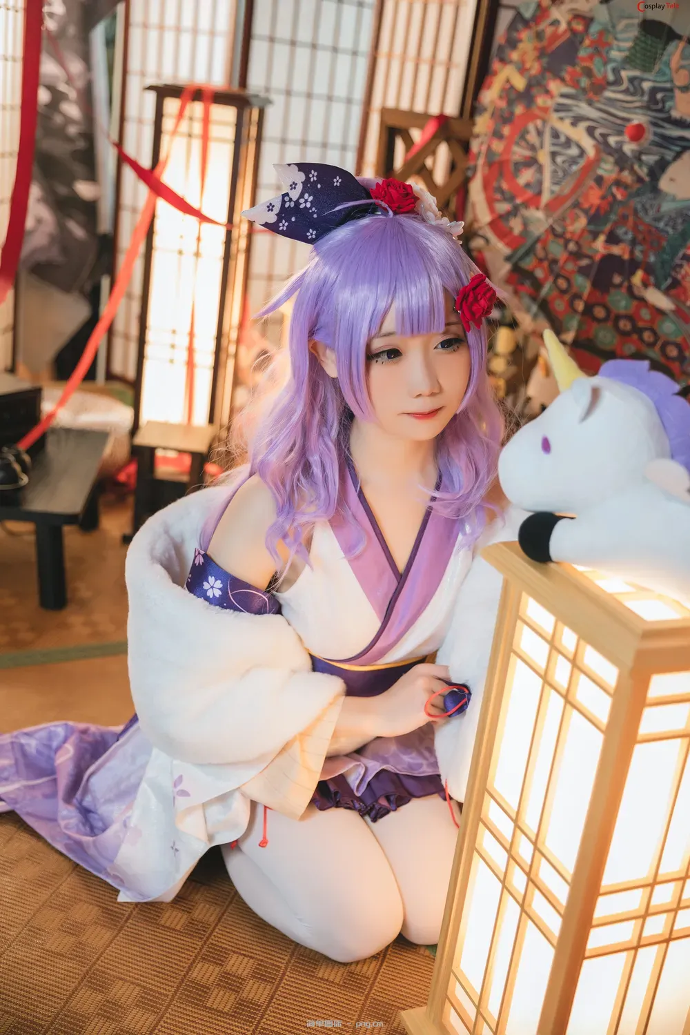 焖焖碳 (MMMenmentan) cosplay Unicorn Kimono – Azur Lane “30 photos”-10