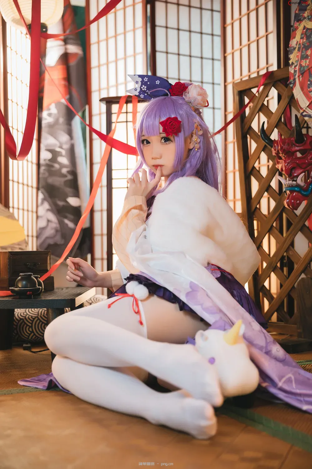 焖焖碳 (MMMenmentan) cosplay Unicorn Kimono – Azur Lane “30 photos”-11