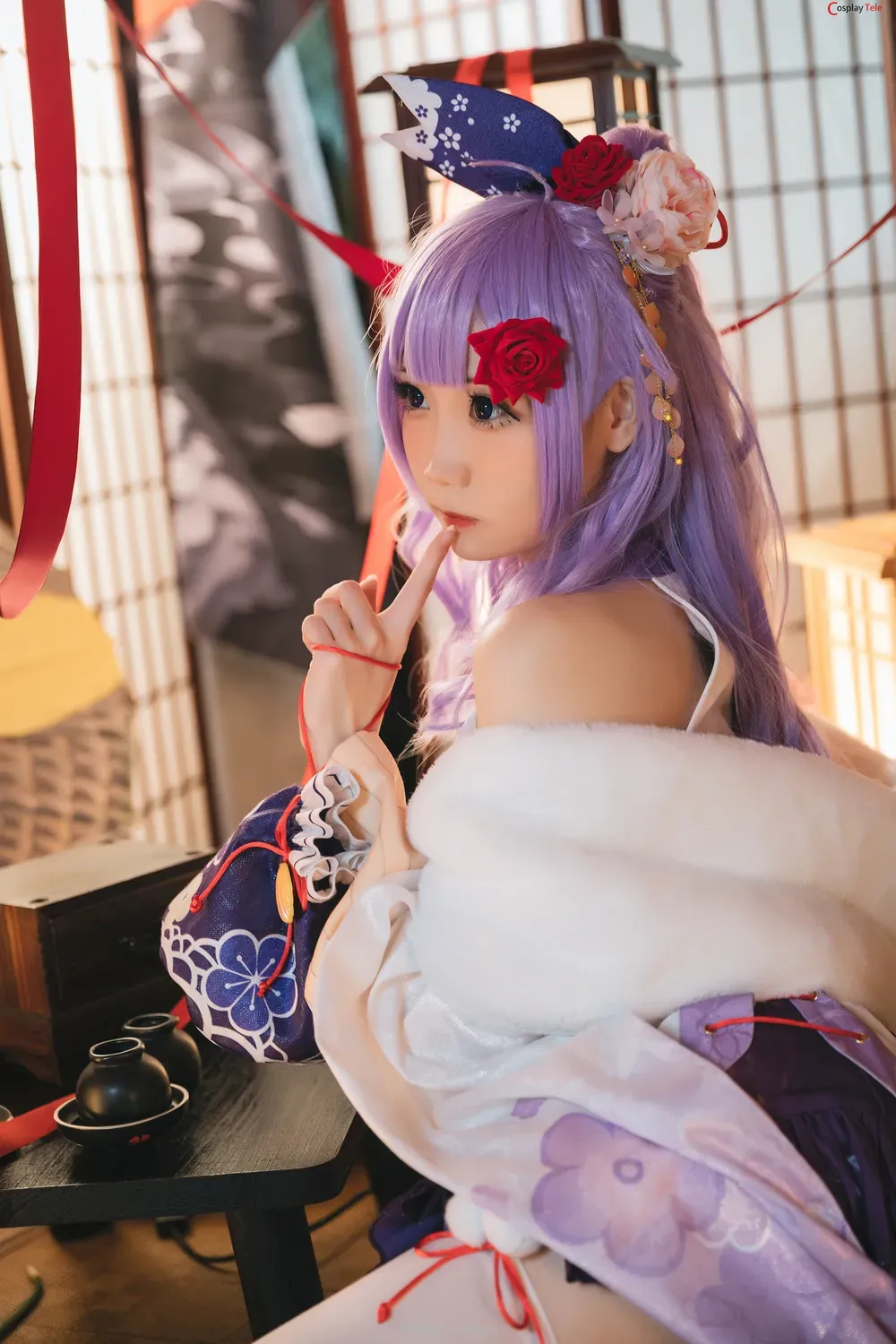 焖焖碳 (MMMenmentan) cosplay Unicorn Kimono – Azur Lane “30 photos”-12