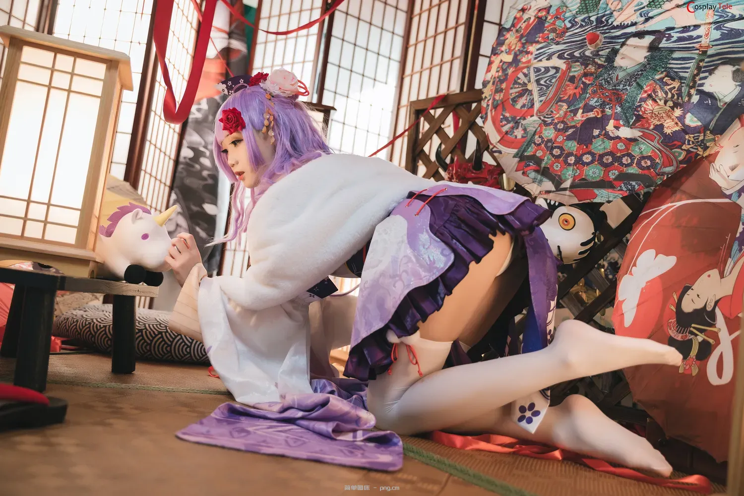 焖焖碳 (MMMenmentan) cosplay Unicorn Kimono – Azur Lane “30 photos”-24