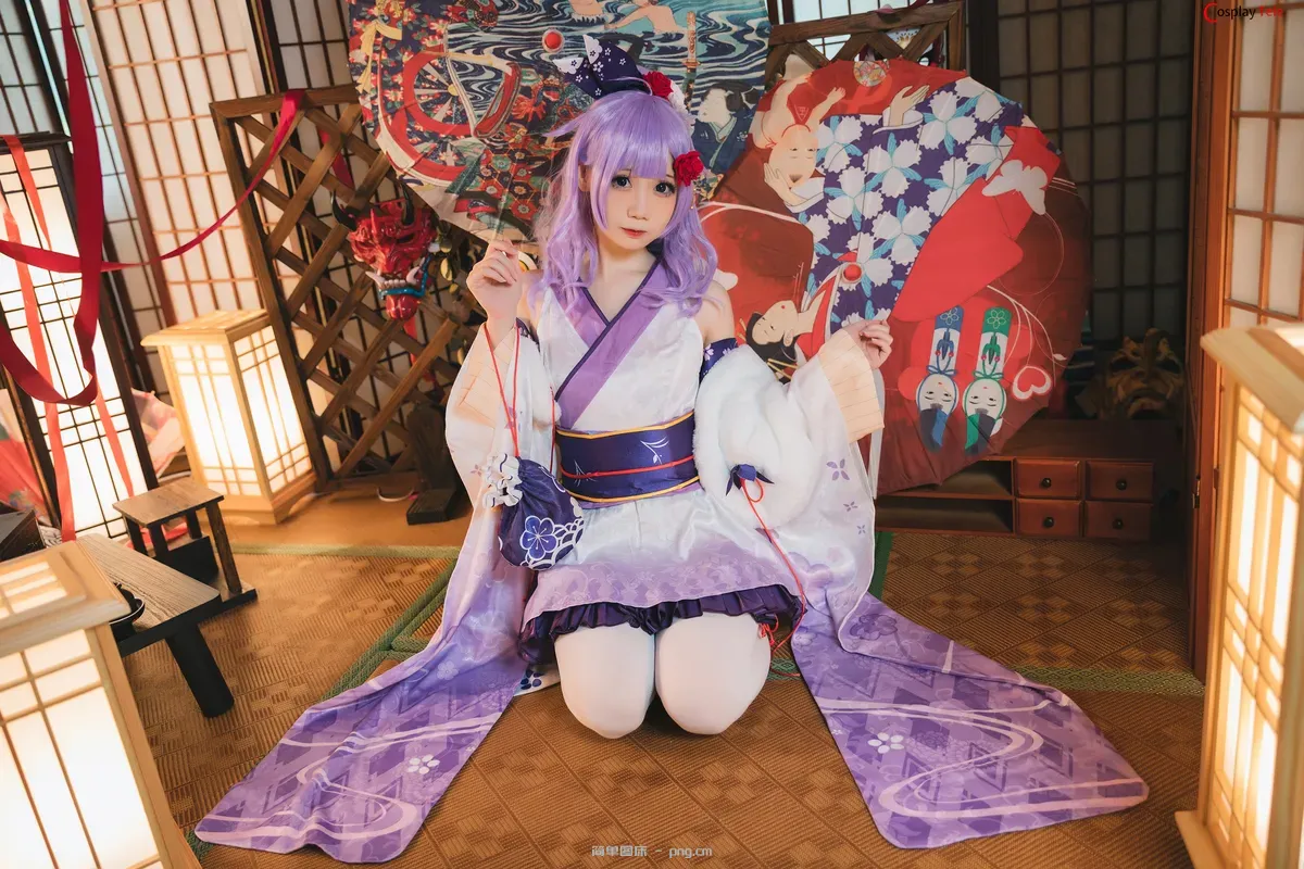 焖焖碳 (MMMenmentan) cosplay Unicorn Kimono – Azur Lane “30 photos”-25