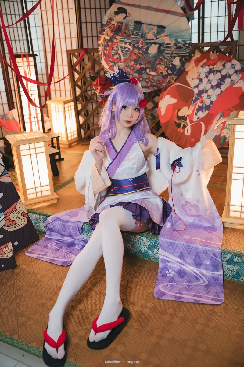 焖焖碳 (MMMenmentan) cosplay Unicorn Kimono – Azur Lane “30 photos”-28