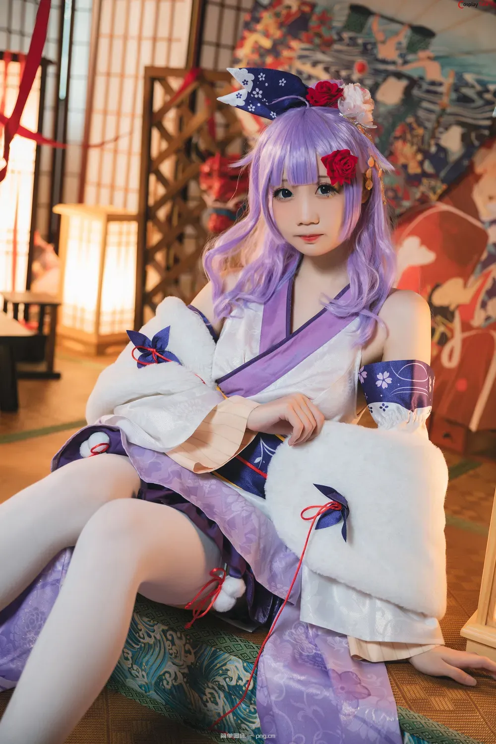 焖焖碳 (MMMenmentan) cosplay Unicorn Kimono – Azur Lane “30 photos”-29