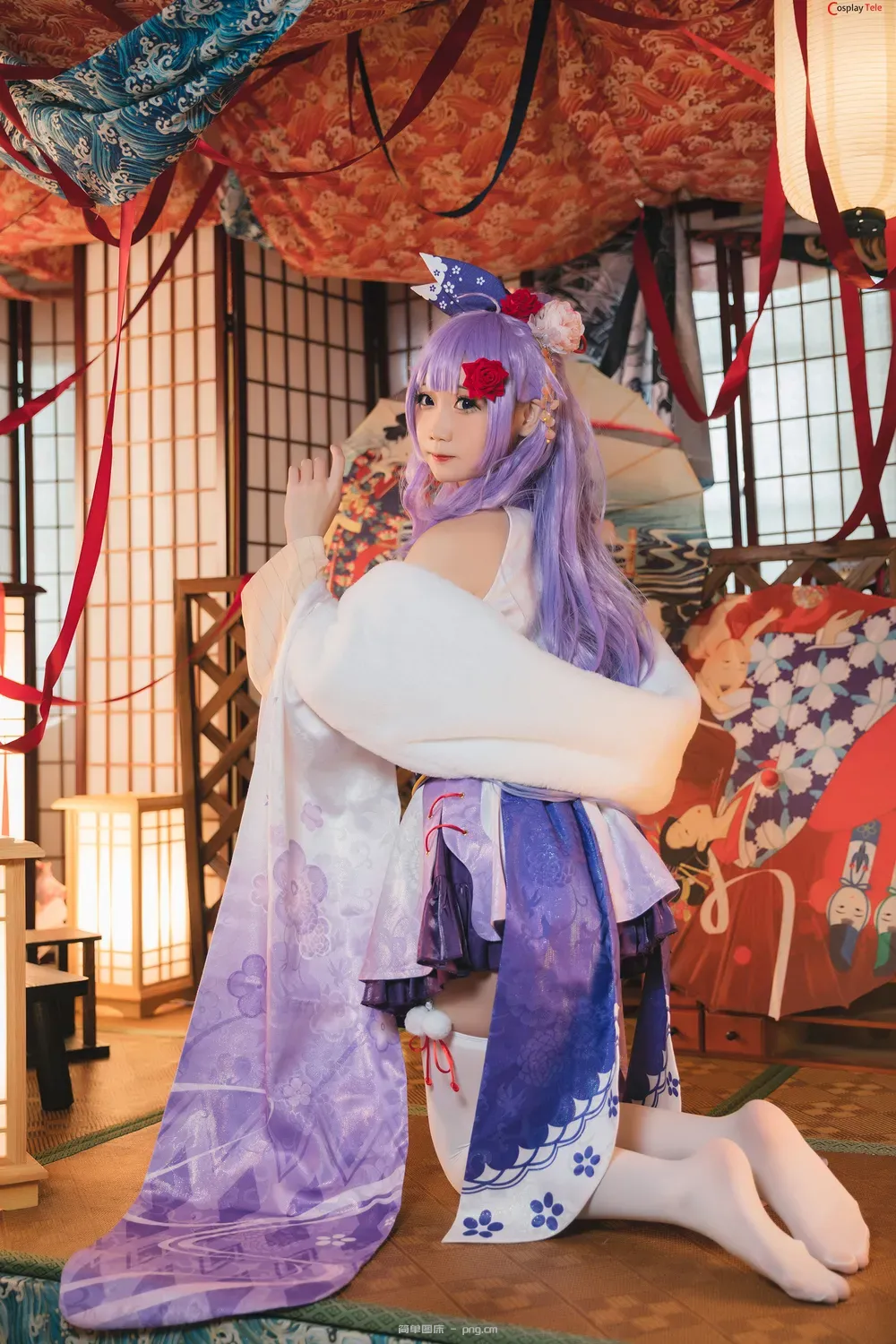 焖焖碳 (MMMenmentan) cosplay Unicorn Kimono – Azur Lane “30 photos”-30