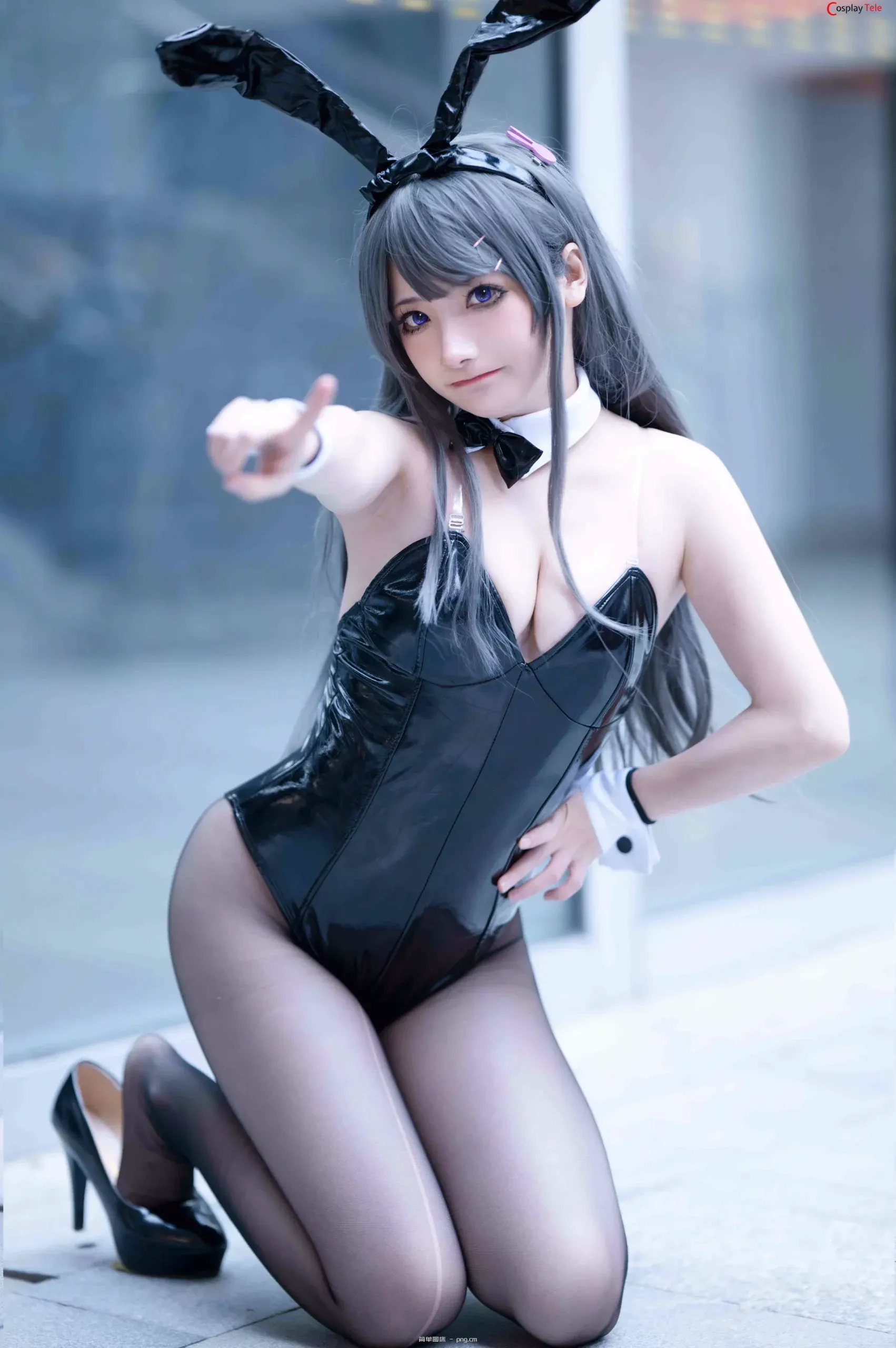 是三不是世w-Sanshiya cosplay Mai Sakurajima – Seishun Buta Yaro “60 photos and 1 video”-2