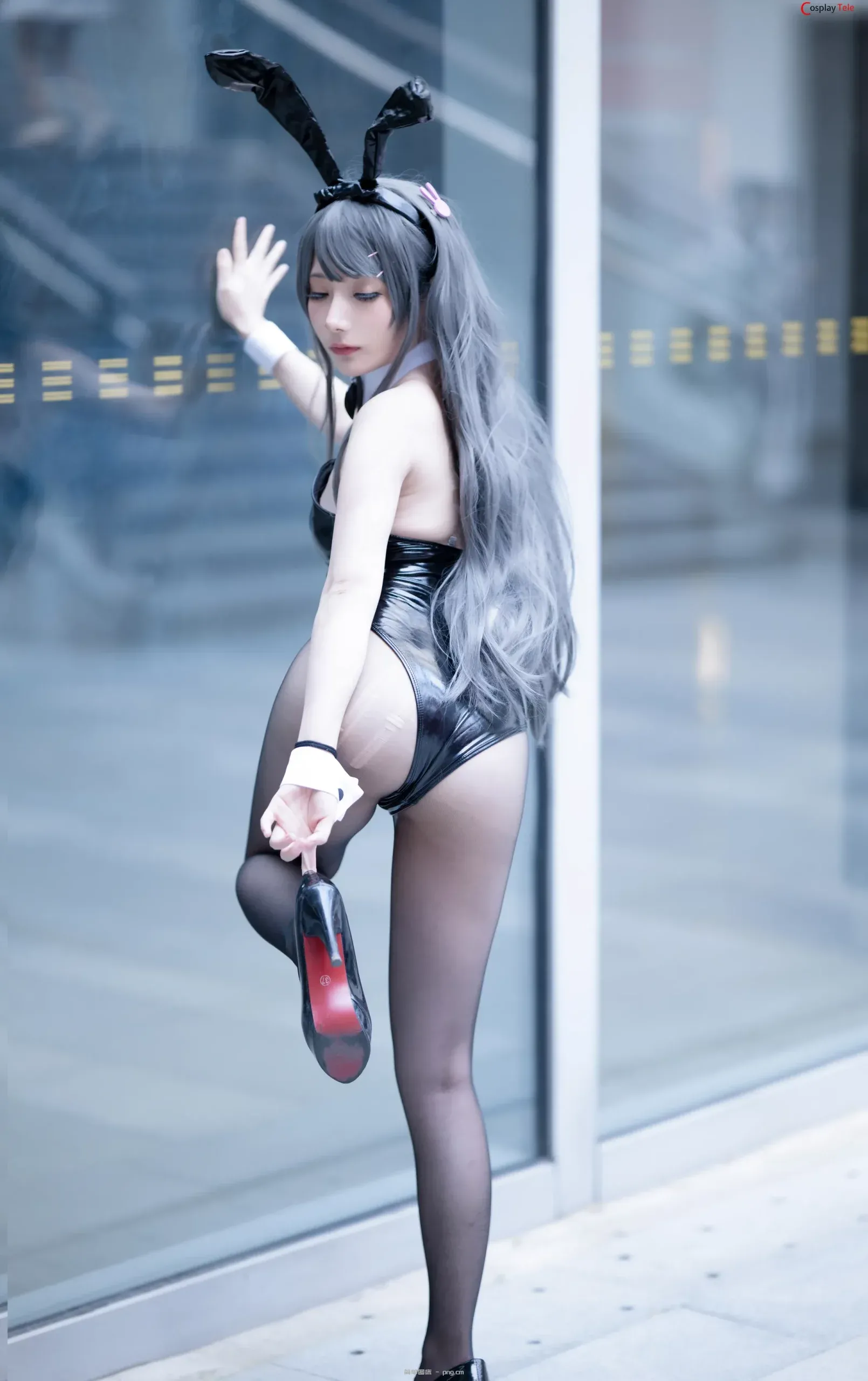 是三不是世w-Sanshiya cosplay Mai Sakurajima – Seishun Buta Yaro “60 photos and 1 video”-7