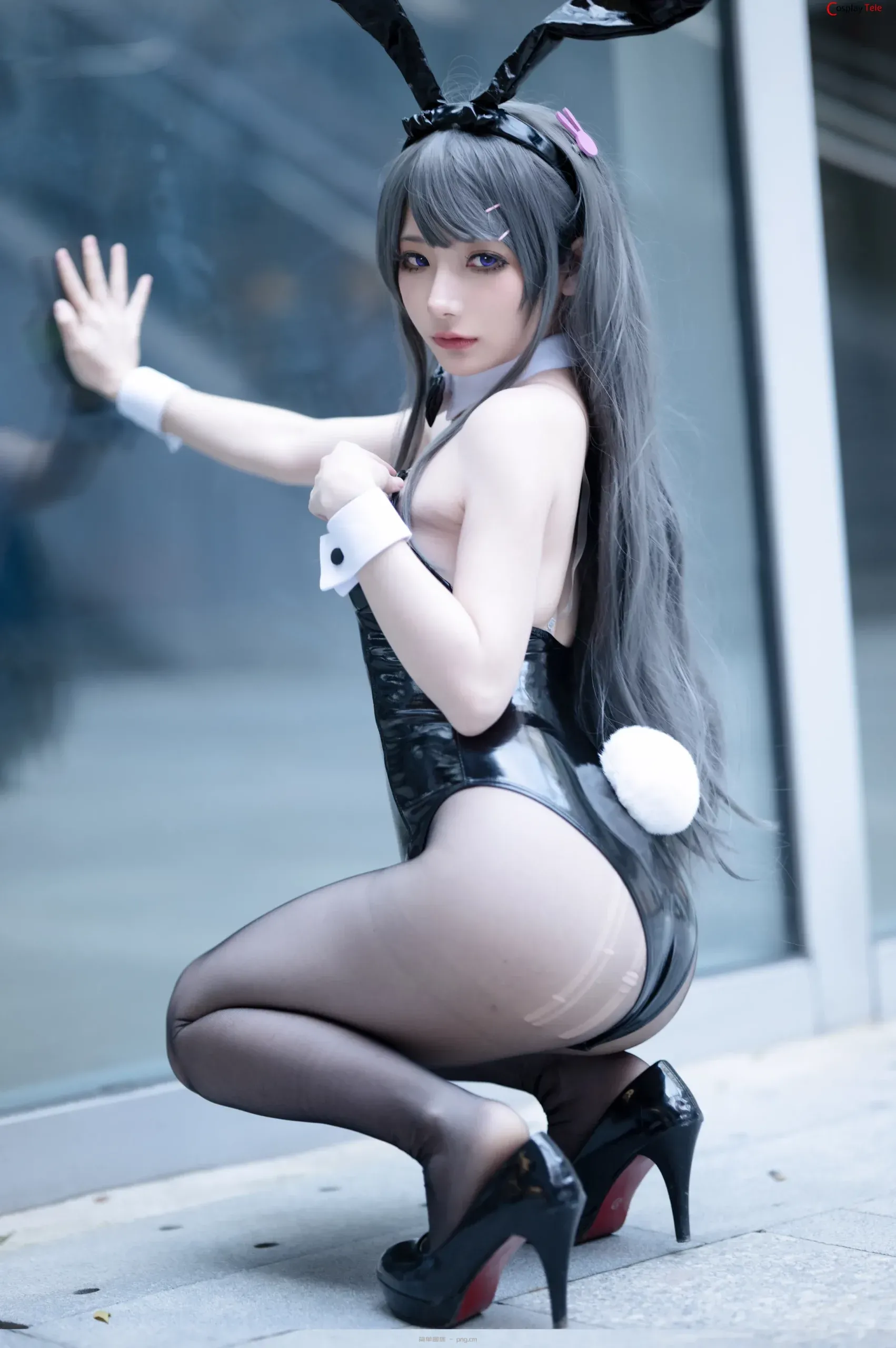 是三不是世w-Sanshiya cosplay Mai Sakurajima – Seishun Buta Yaro “60 photos and 1 video”-12