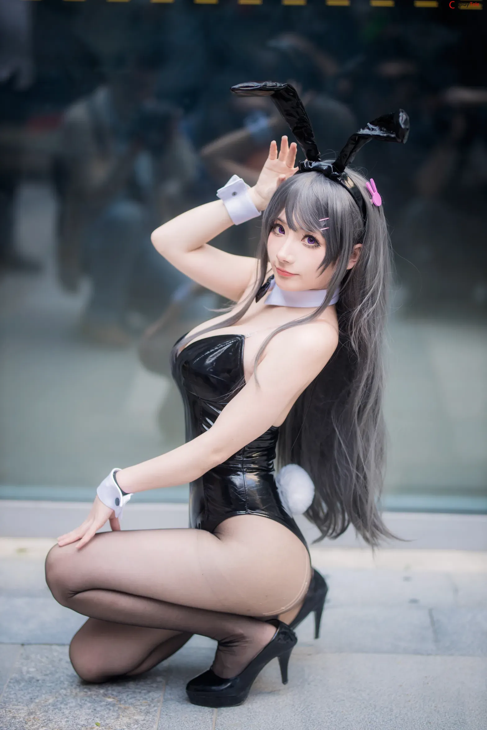 是三不是世w-Sanshiya cosplay Mai Sakurajima – Seishun Buta Yaro “60 photos and 1 video”-42