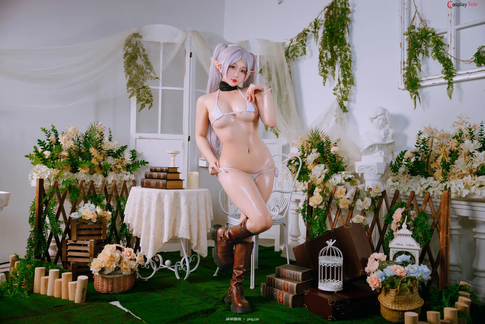 Rinaijiao-(日奈娇) cosplay Fern – Sousou no Frieren “50 photos and 10 gifs”-17