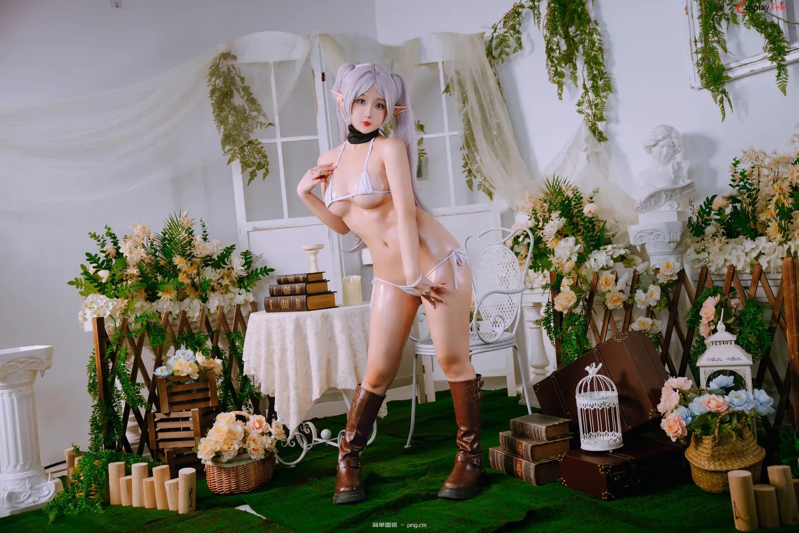 Rinaijiao-(日奈娇) cosplay Fern – Sousou no Frieren “50 photos and 10 gifs”-21
