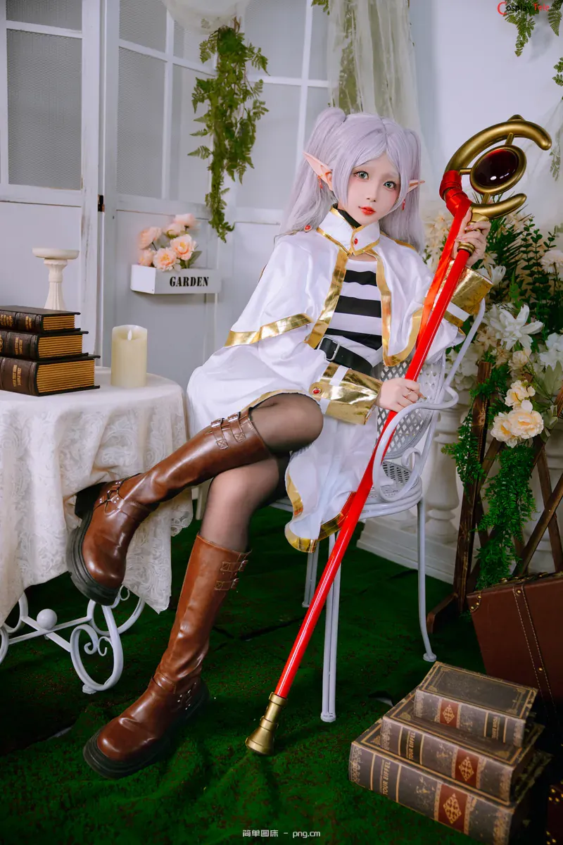 Rinaijiao-(日奈娇) cosplay Fern – Sousou no Frieren “50 photos and 10 gifs”-48