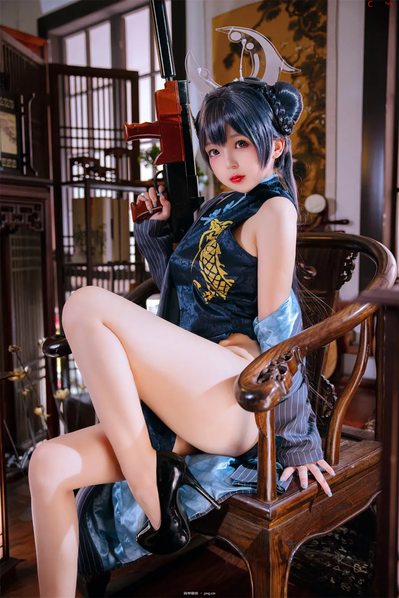 Rinaijiao-(日奈娇) cosplay Misaki – Blue Archive “92 photos”-9
