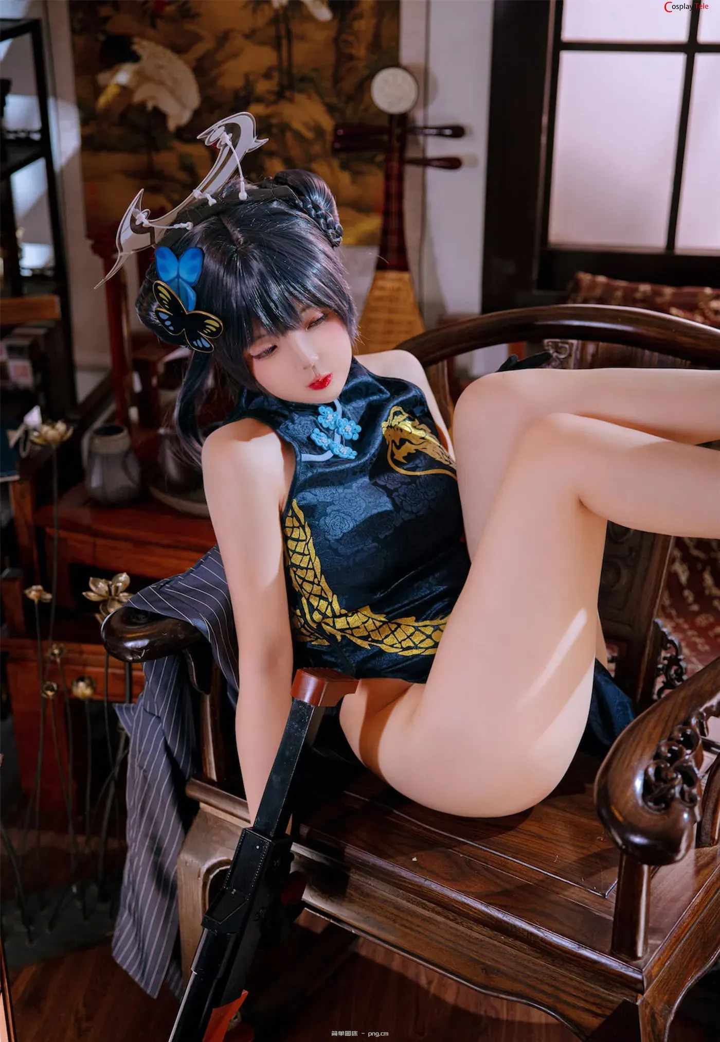 Rinaijiao-(日奈娇) cosplay Misaki – Blue Archive “92 photos”-43