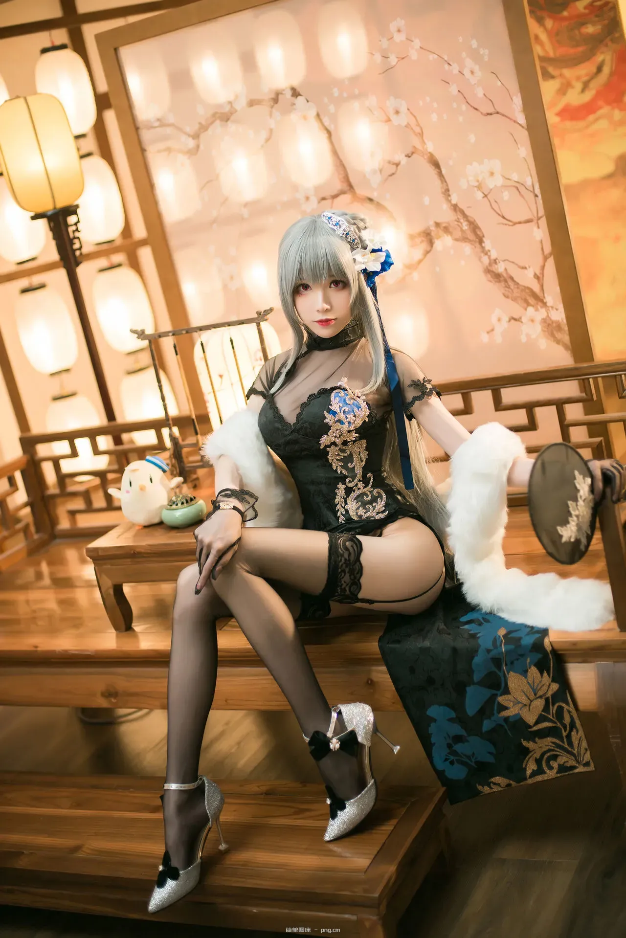 Tomoyo醬-碧藍-路易九世旗袍-20p