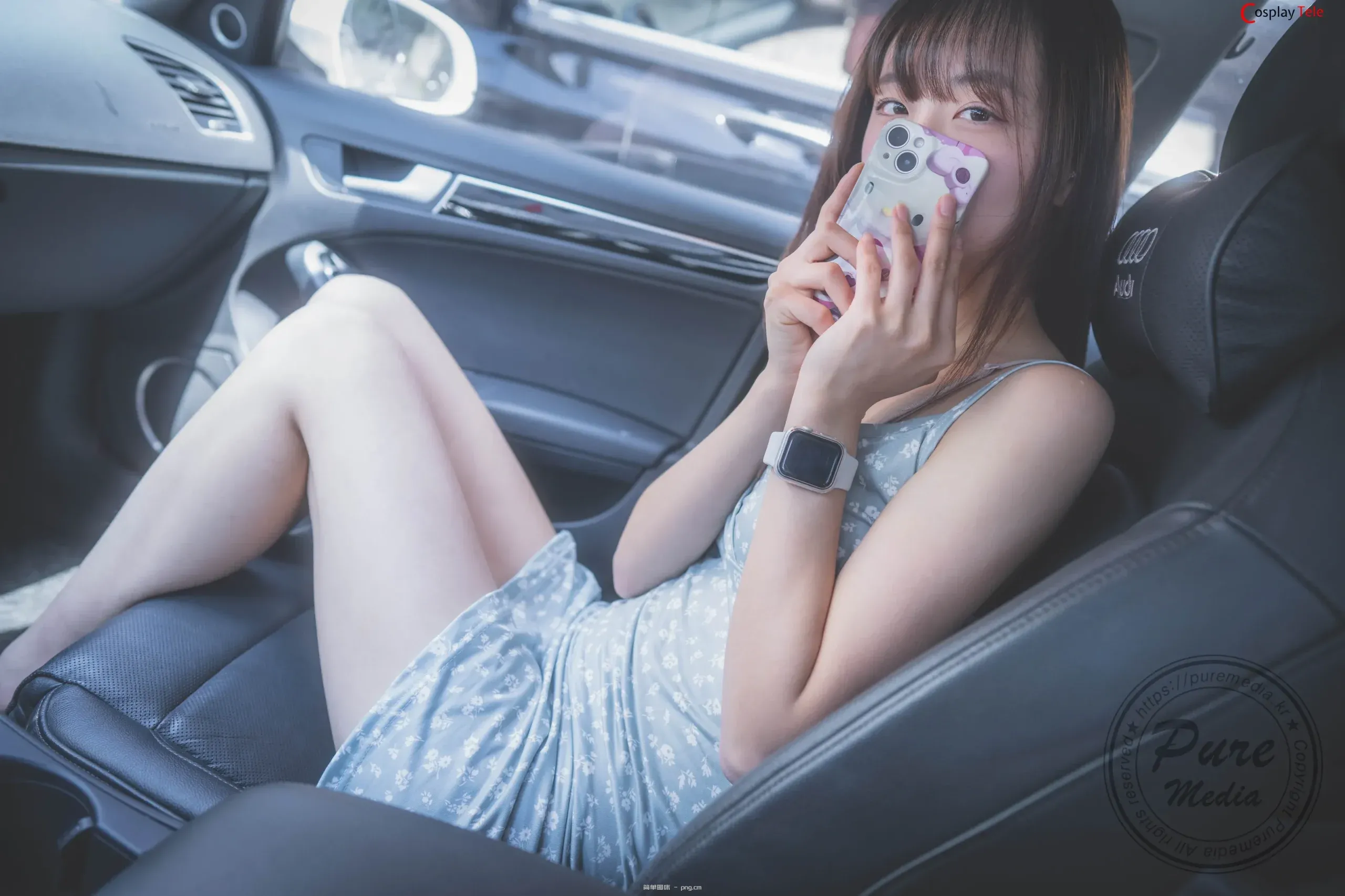 Pure Media – Hina (히나) – Red lanyard “121 photos”-5