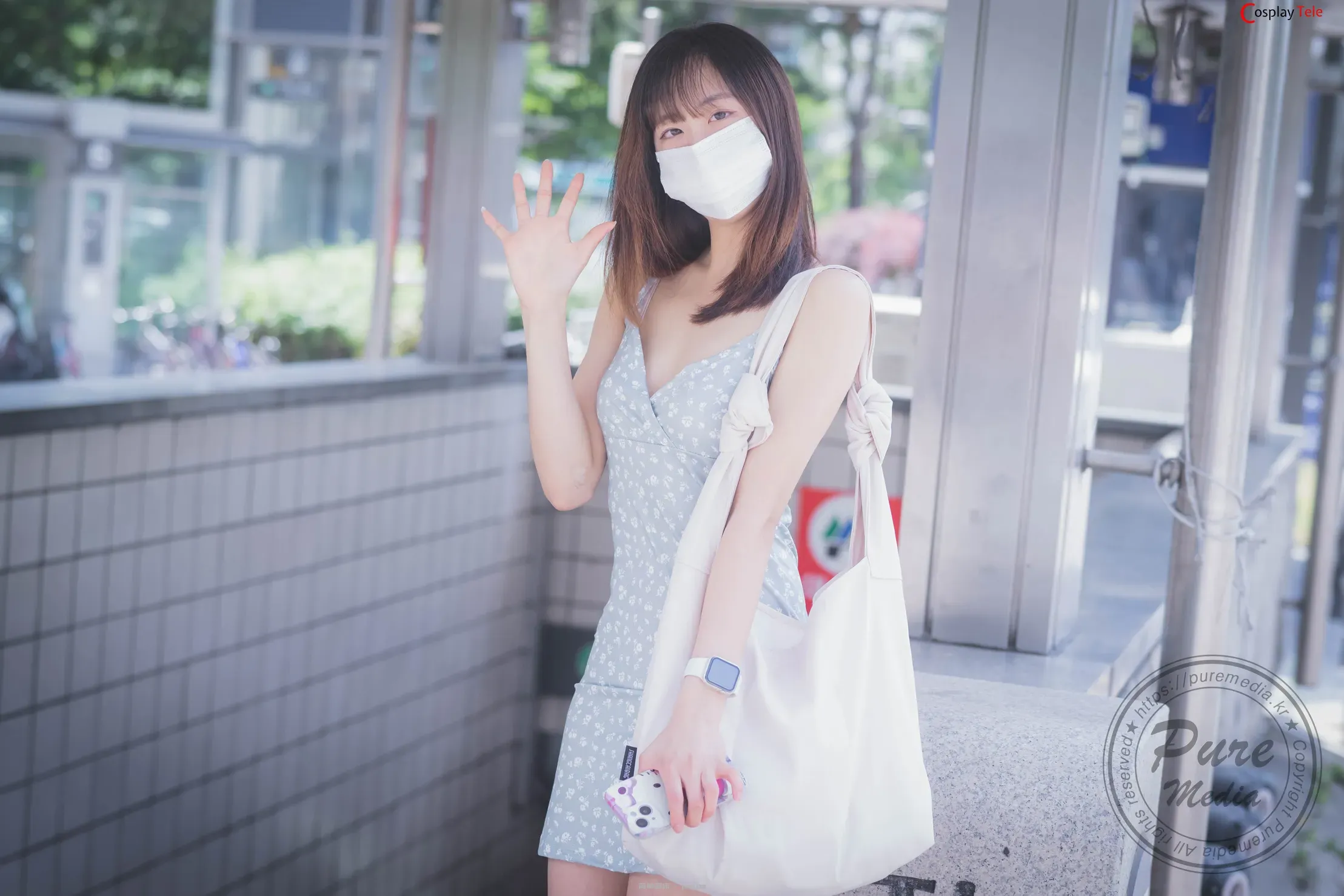 Pure Media – Hina (히나) – Red lanyard “121 photos”-38