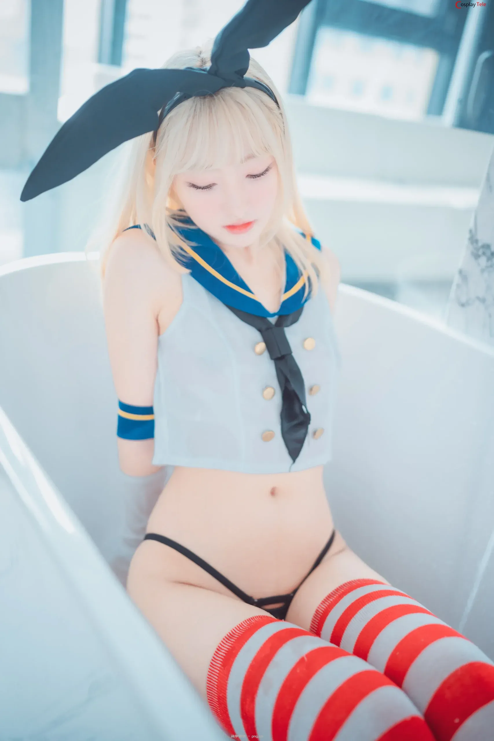 DJAWA Photo – HaNari (하나리) cosplay Fleet Girl Shimakaze – Kancolle “169 photos”-112