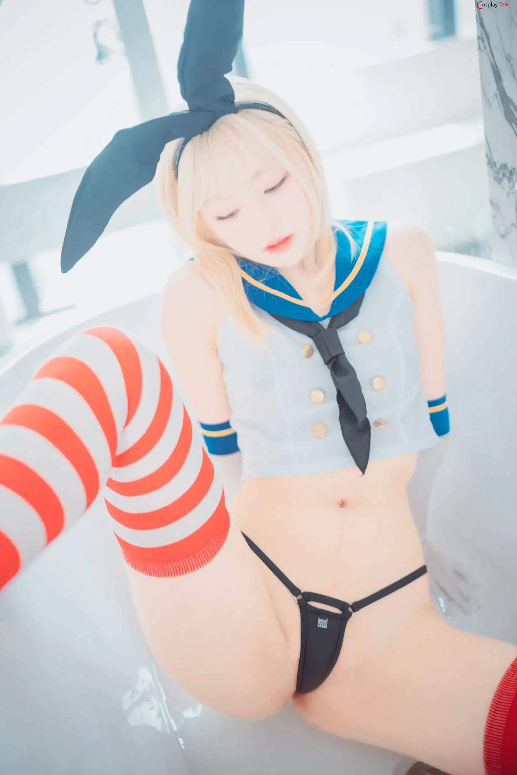 DJAWA Photo – HaNari (하나리) cosplay Fleet Girl Shimakaze – Kancolle “169 photos”-119