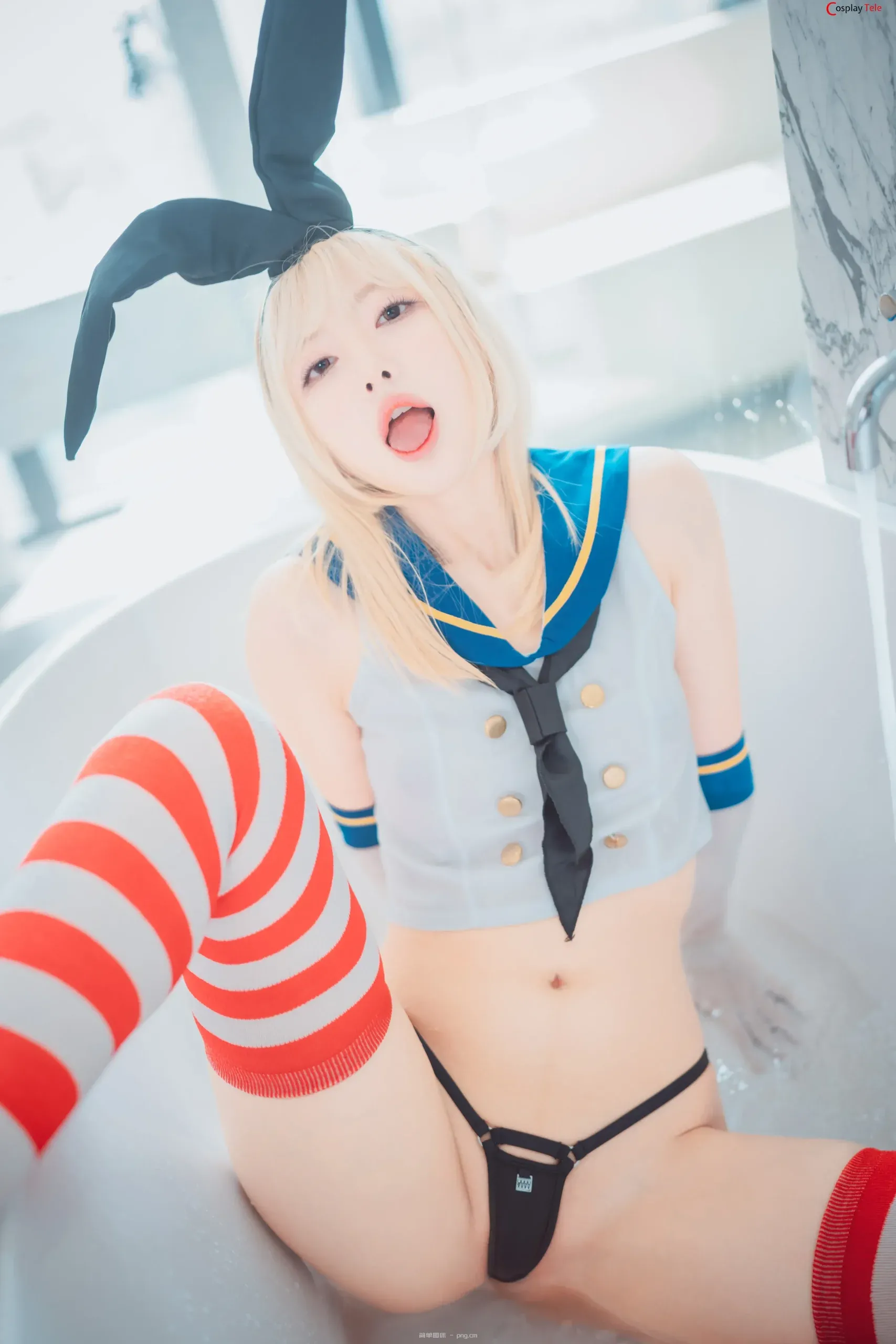 DJAWA Photo – HaNari (하나리) cosplay Fleet Girl Shimakaze – Kancolle “169 photos”-121