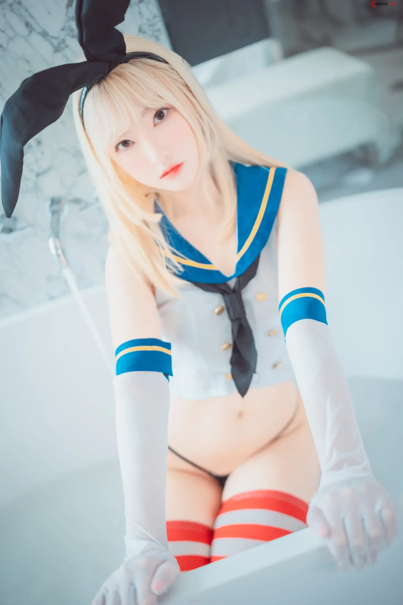 DJAWA Photo – HaNari (하나리) cosplay Fleet Girl Shimakaze – Kancolle “169 photos”-126