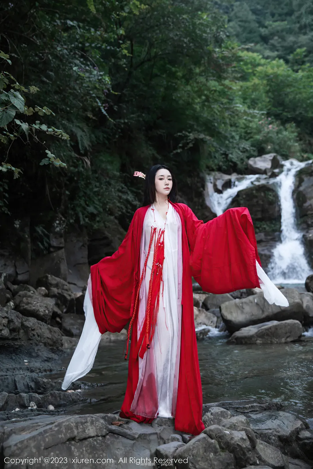 XiuRen秀人网 – 严利娅Yuliya – Waterfall “90 photos”-10