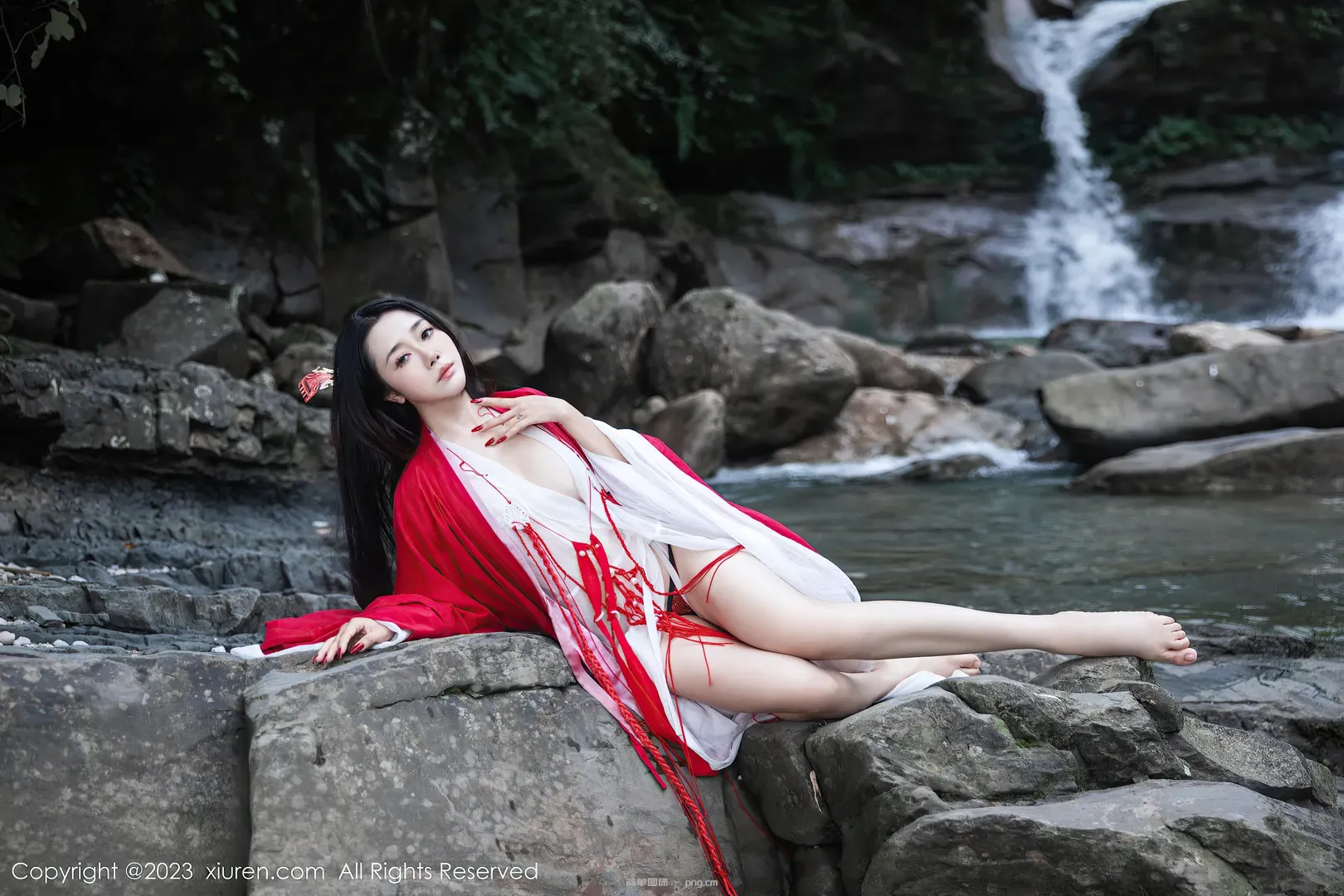 XiuRen秀人网 – 严利娅Yuliya – Waterfall “90 photos”-13