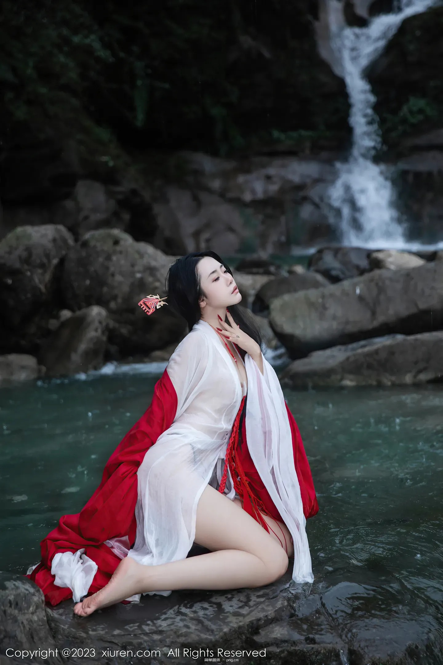 XiuRen秀人网 – 严利娅Yuliya – Waterfall “90 photos”-15