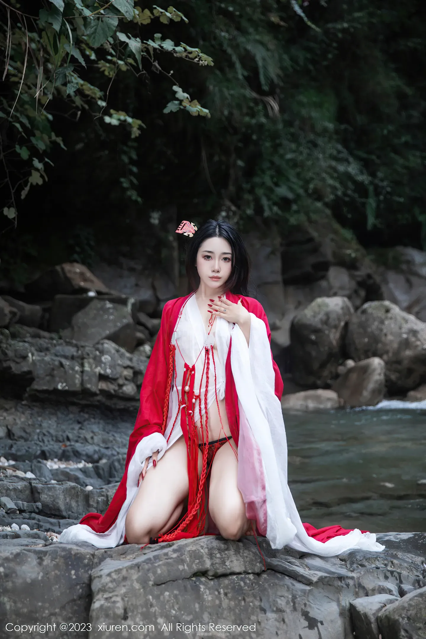 XiuRen秀人网 – 严利娅Yuliya – Waterfall “90 photos”-24