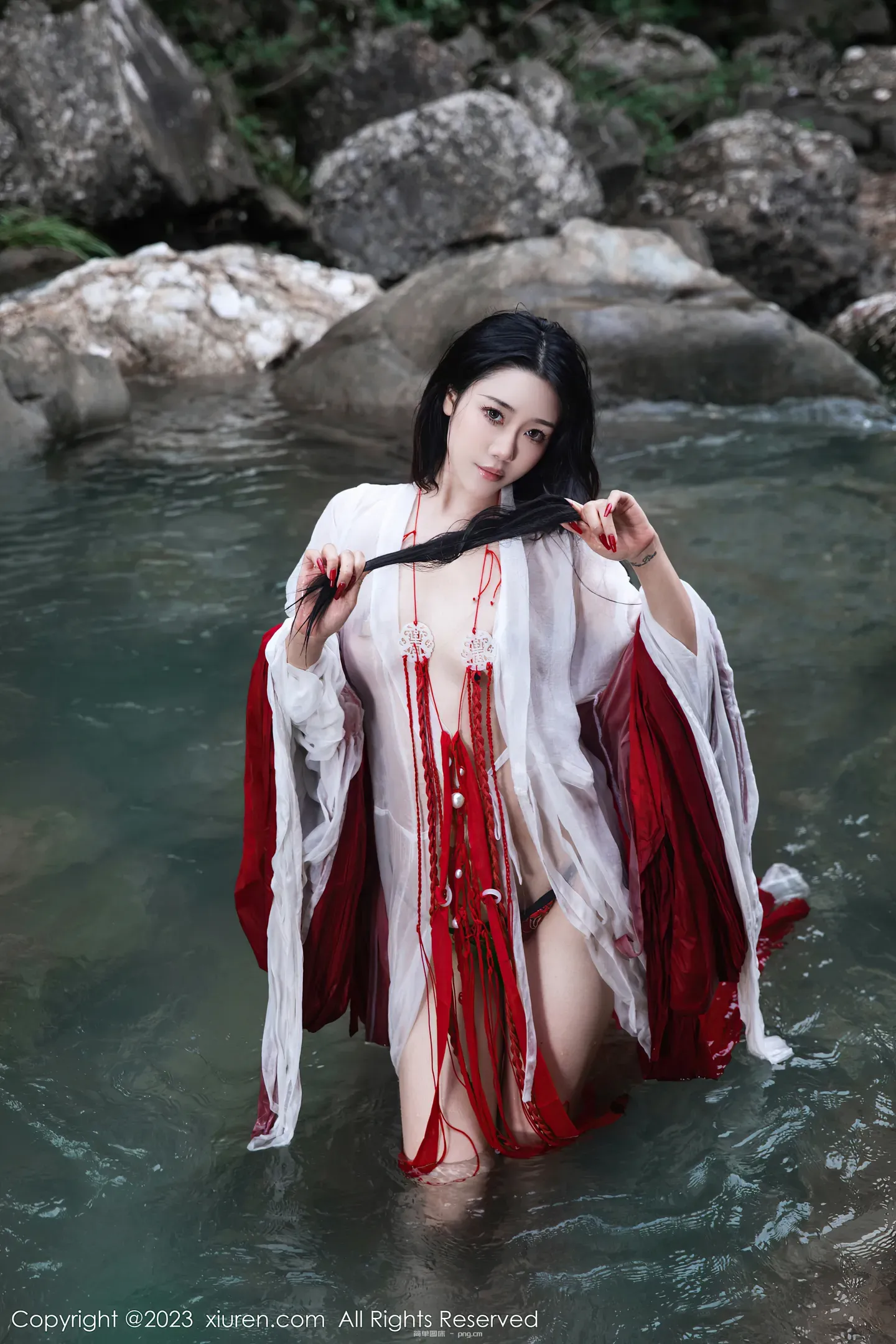 XiuRen秀人网 – 严利娅Yuliya – Waterfall “90 photos”-34