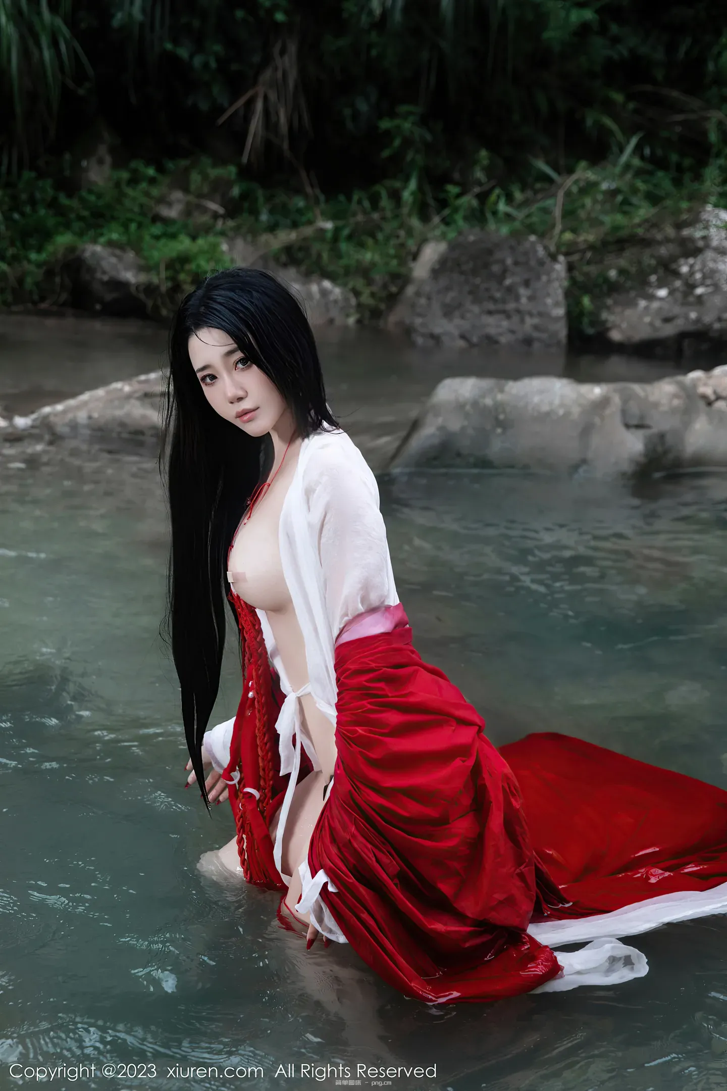 XiuRen秀人网 – 严利娅Yuliya – Waterfall “90 photos”-36