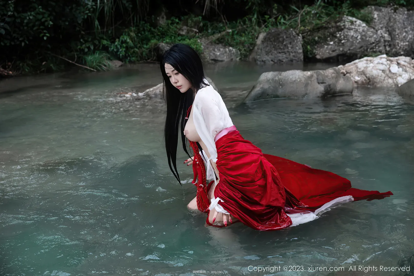 XiuRen秀人网 – 严利娅Yuliya – Waterfall “90 photos”-37