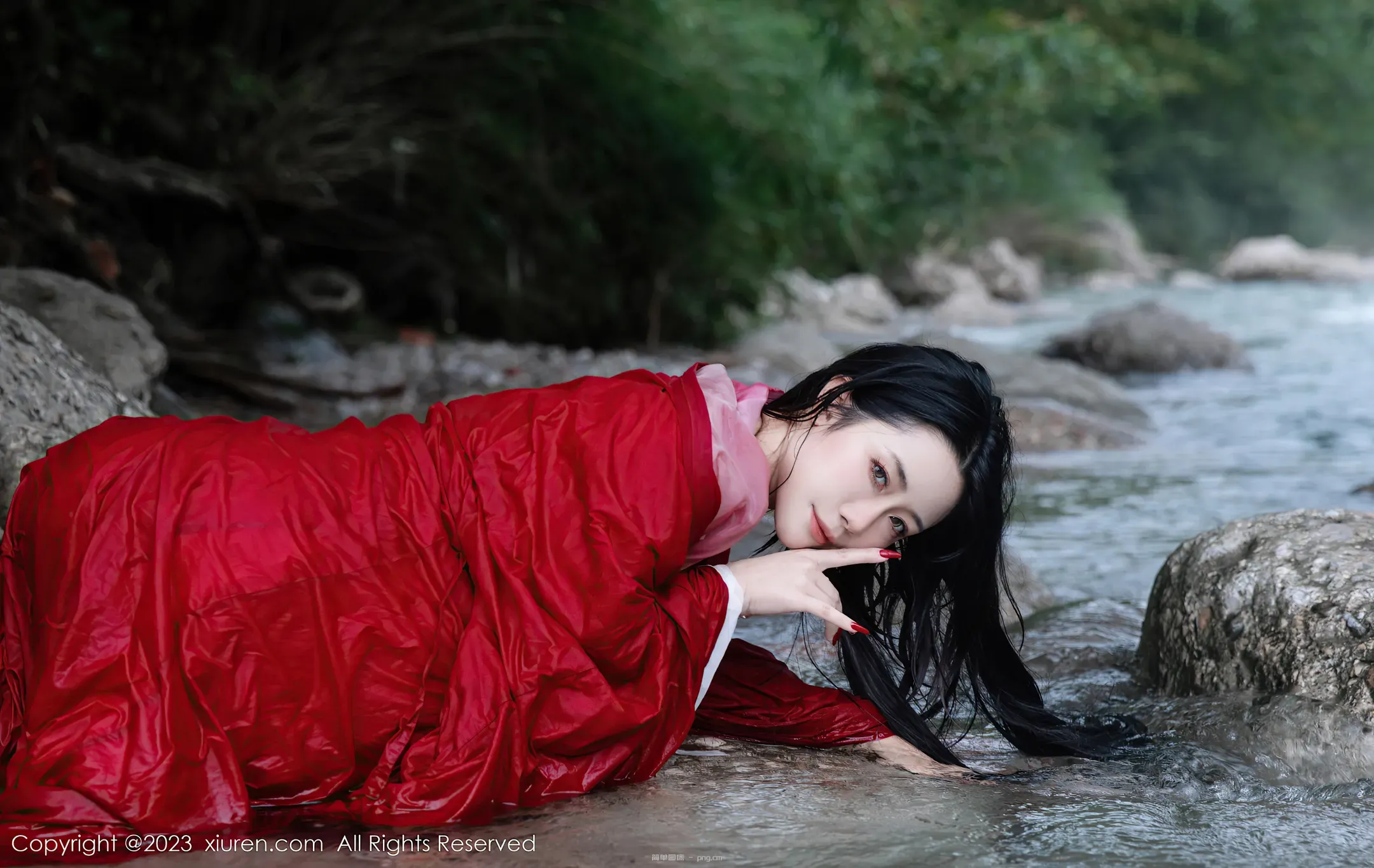 XiuRen秀人网 – 严利娅Yuliya – Waterfall “90 photos”-44